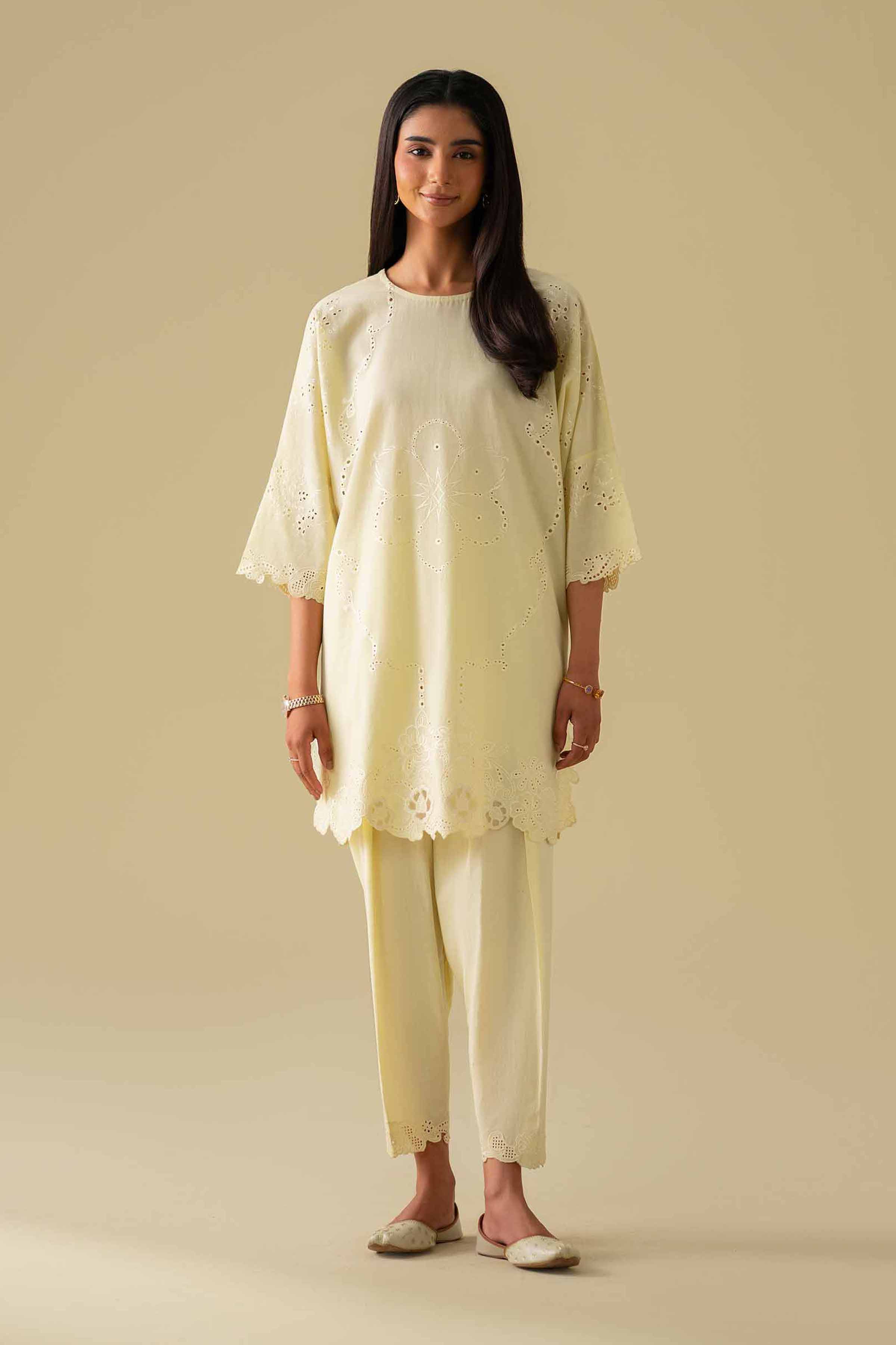 2 Piece - Embroidered Suit - KFE26-92 for Women - Pret Collection | Nishat | Shop Online