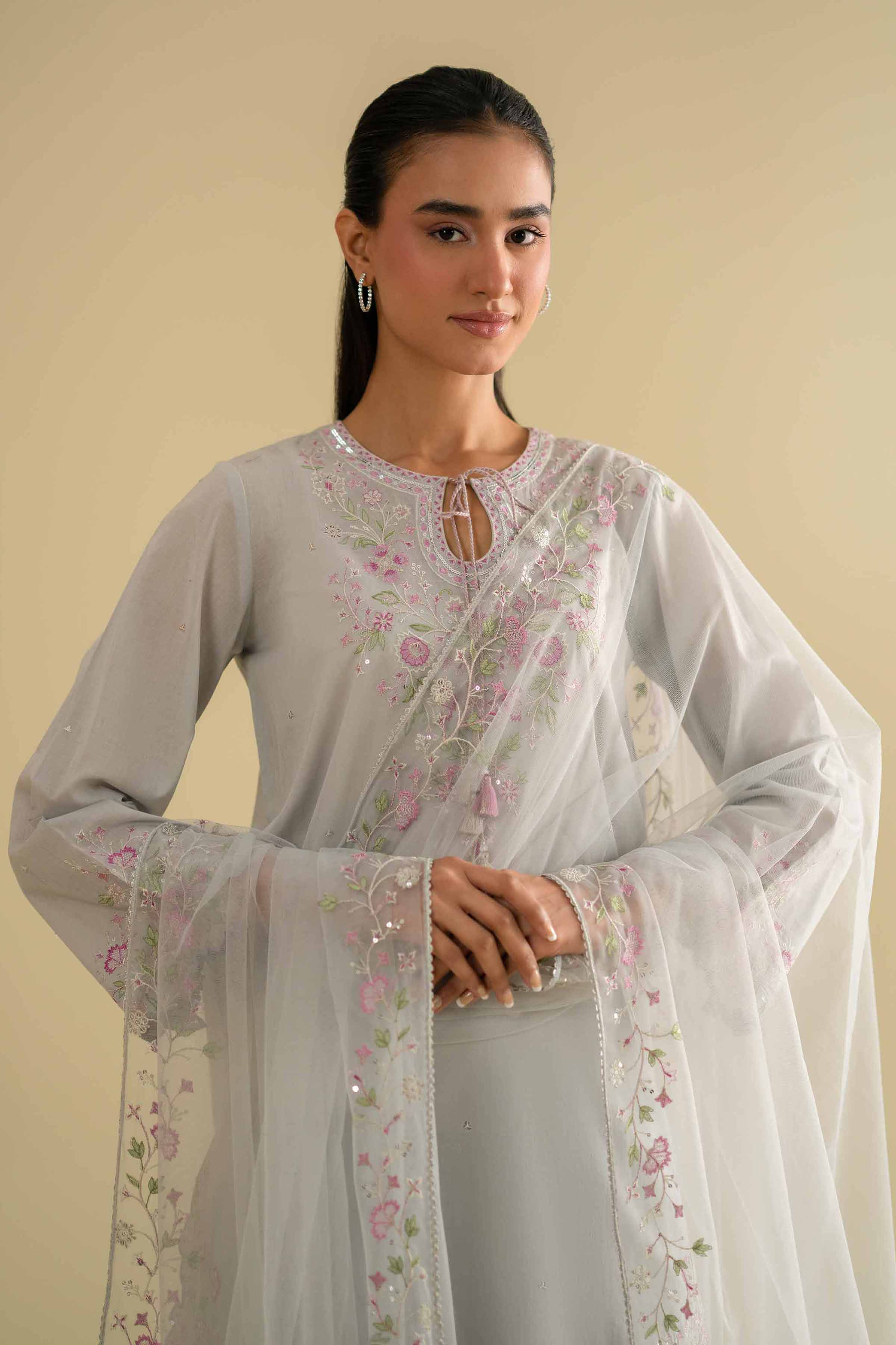 3 Piece - Embroidered Suit - KFE26-95 for Women - Pret Collection | Nishat | Shop Online