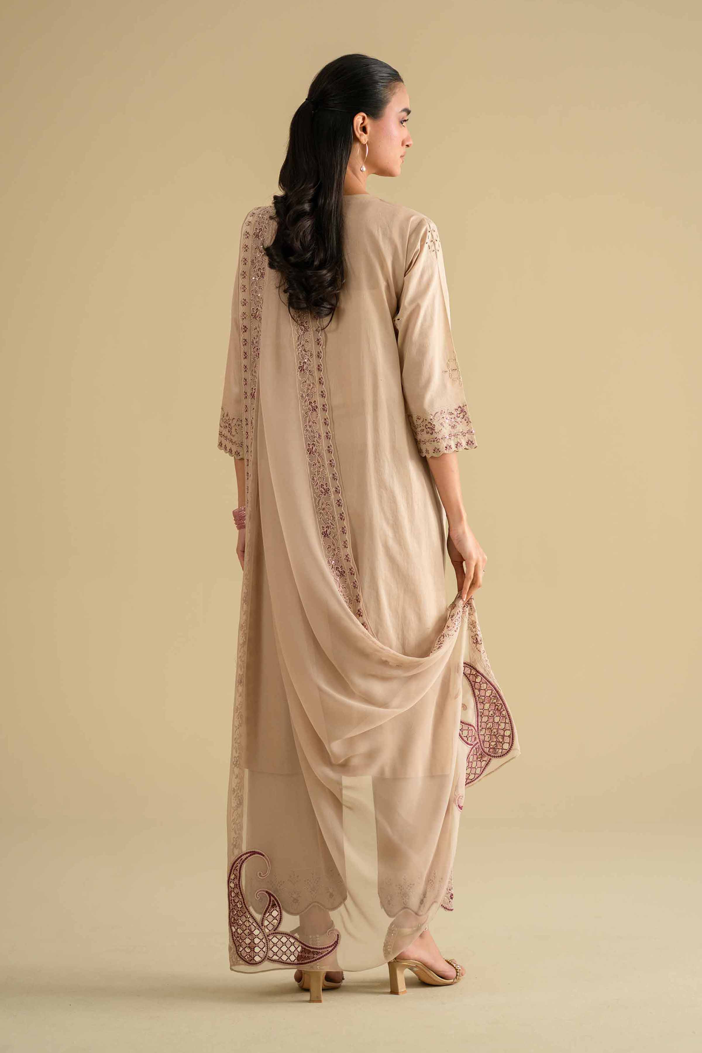 3 Piece - Embroidered Suit - KFE26-97 for Women - Pret Collection | Nishat | Shop Online