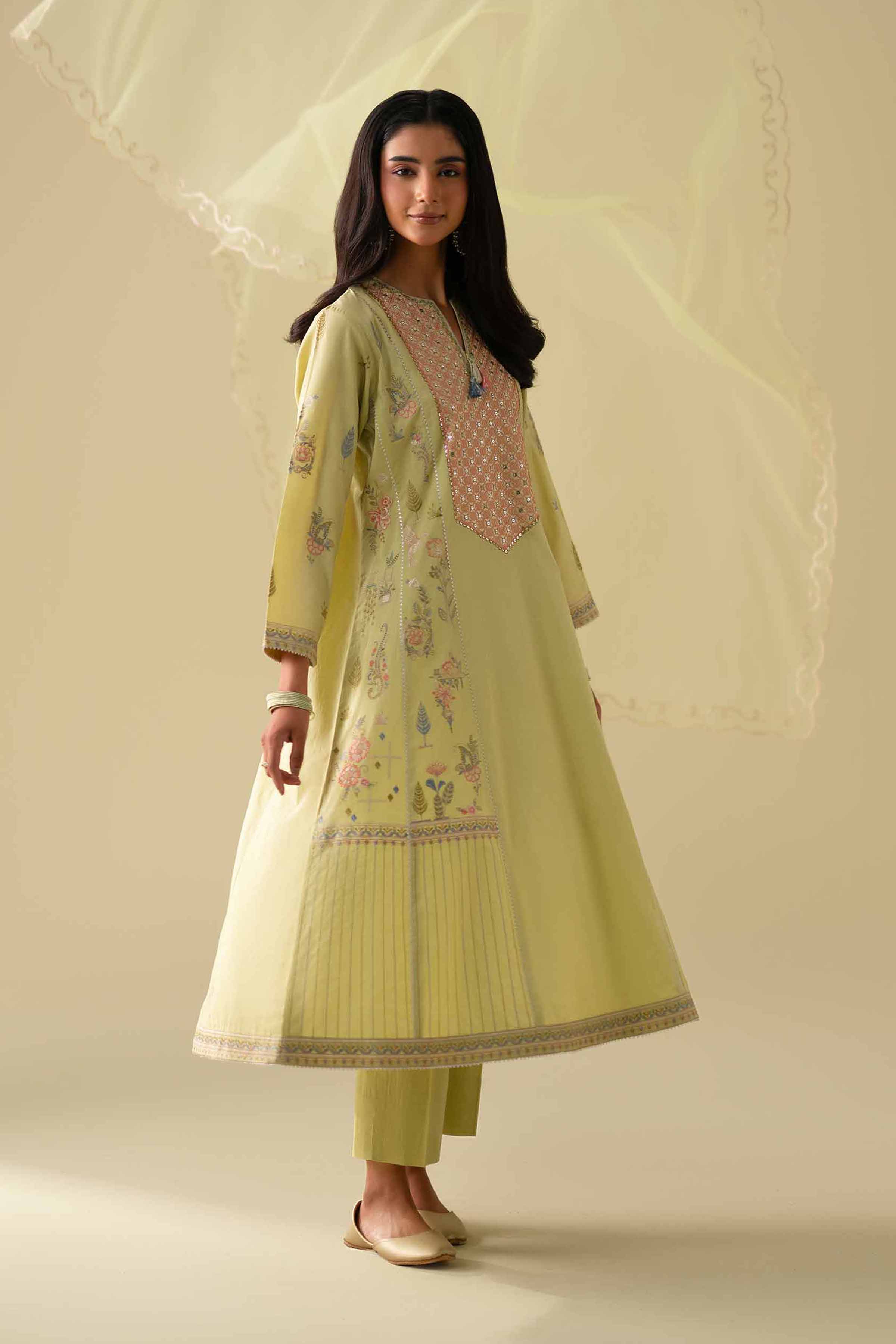 3 Piece - Embroidered Suit - KFE26-98