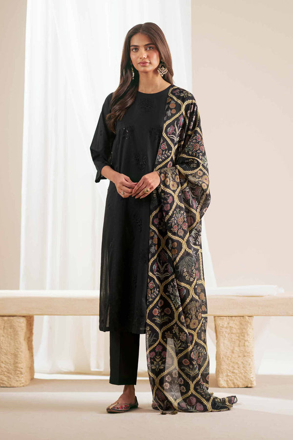 3 Piece - Embroidered Suit - KFS25-109 - for Women - Luxury Pret Collection | Nishat | Shop Online