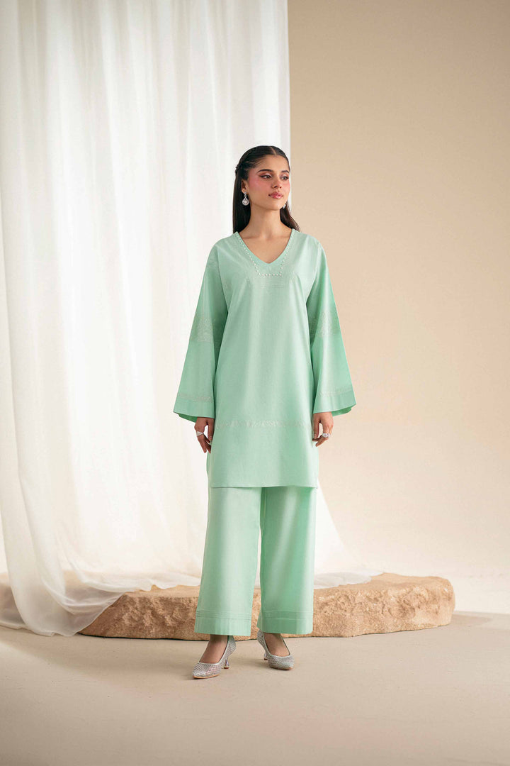 2 Piece - Embroidered Suit - KFS25-110 - for Women - Luxury Pret Collection | Nishat | Shop Online