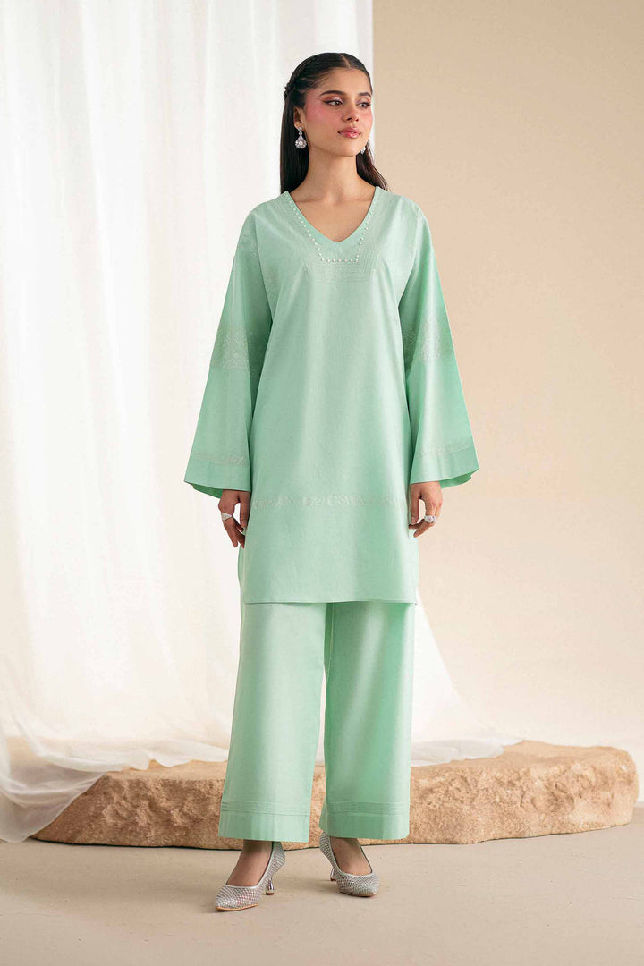 2 Piece - Embroidered Suit - KFS25-110 - for Women - Luxury Pret Collection | Nishat | Shop Online