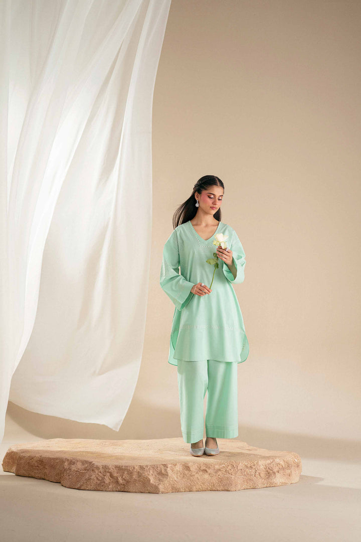 2 Piece - Embroidered Suit - KFS25-110 - for Women - Luxury Pret Collection | Nishat | Shop Online