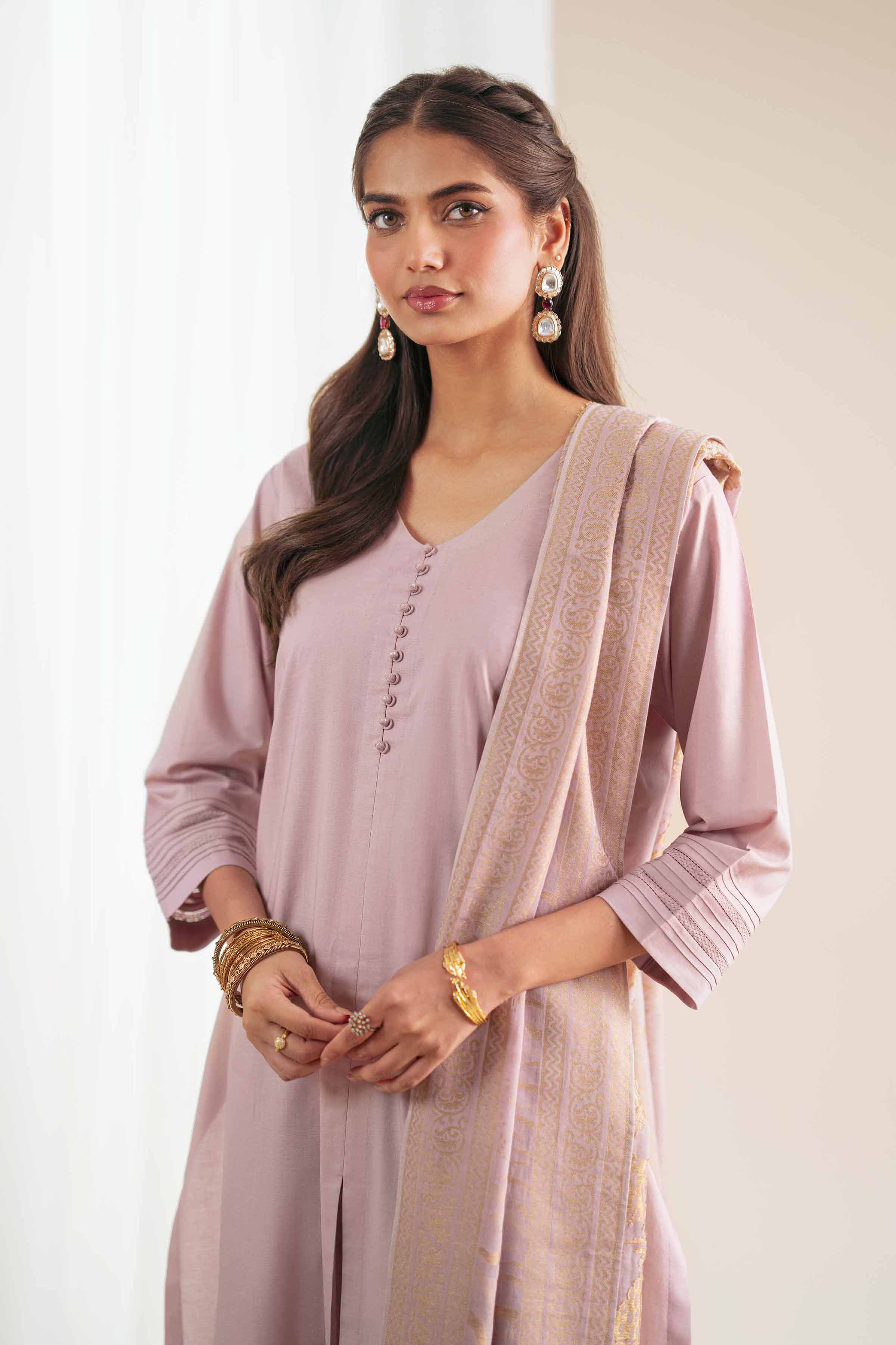 nishat linen formal dresses Tina Pink Formal Maxi Dress main image 0