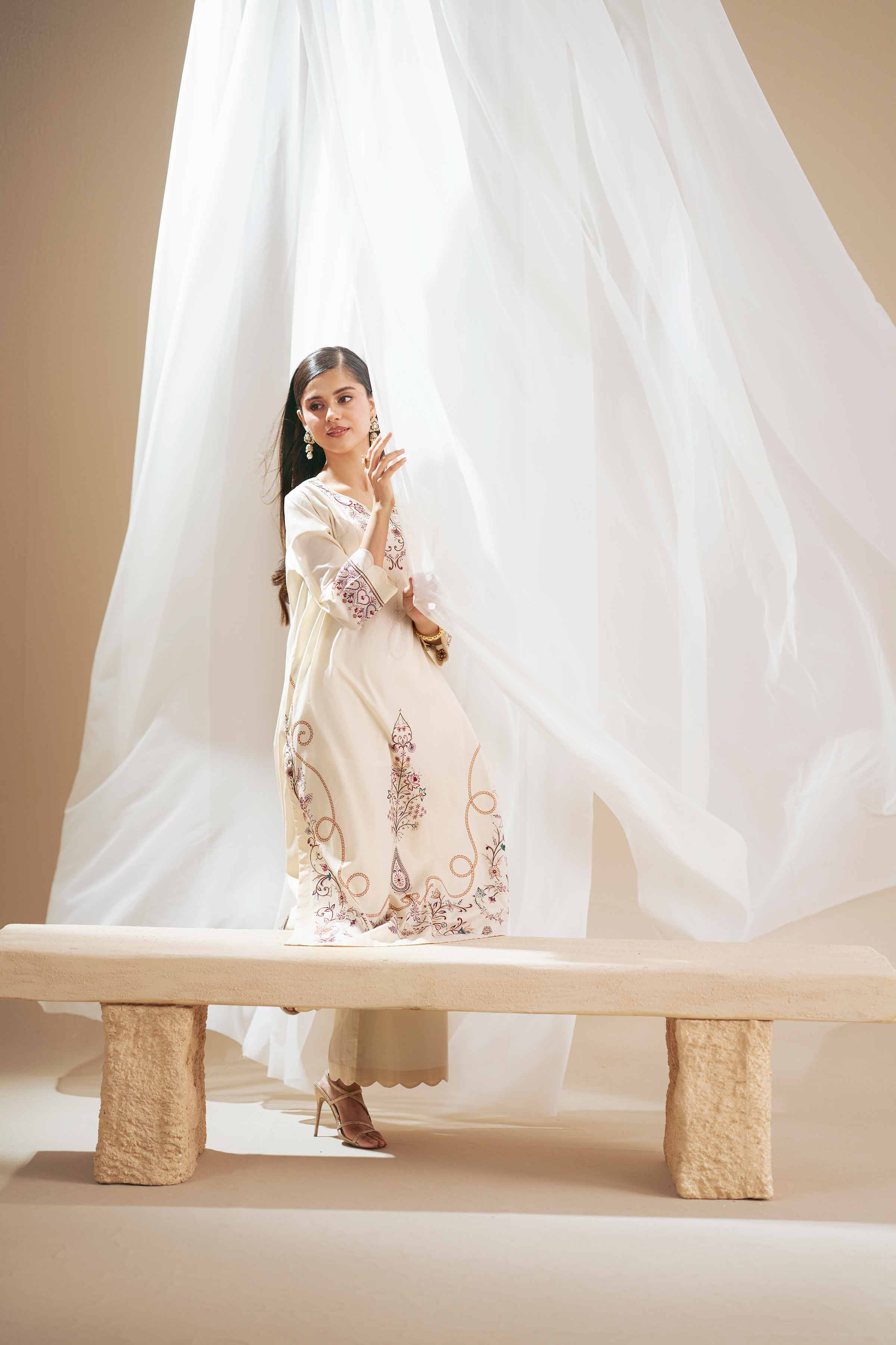2 Piece Embroidered Suit Luxury Pret Summer 2025 Vol-2