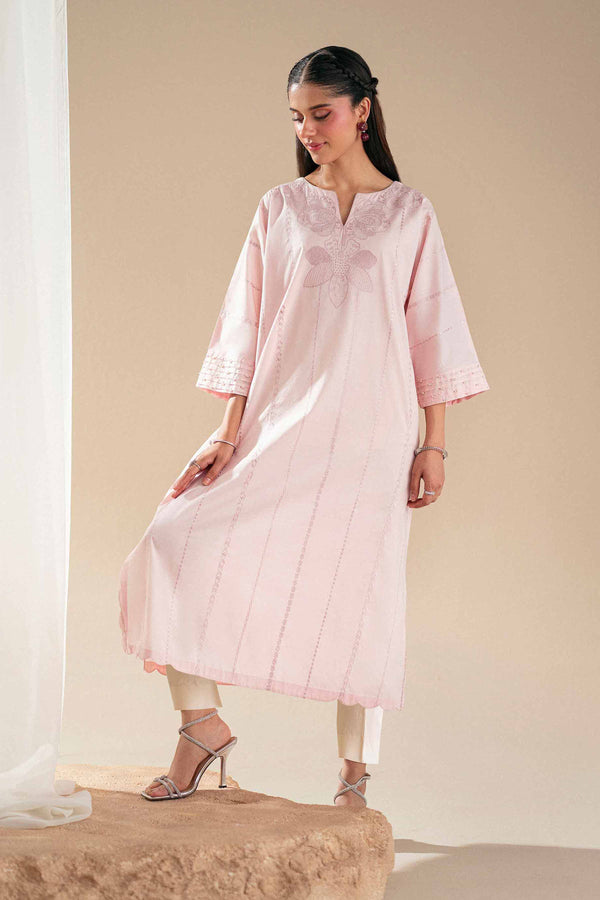 1 Piece - Embroidered Shirt - KFS25-92 - for Women - Luxury Pret Collection | Nishat | Shop Online