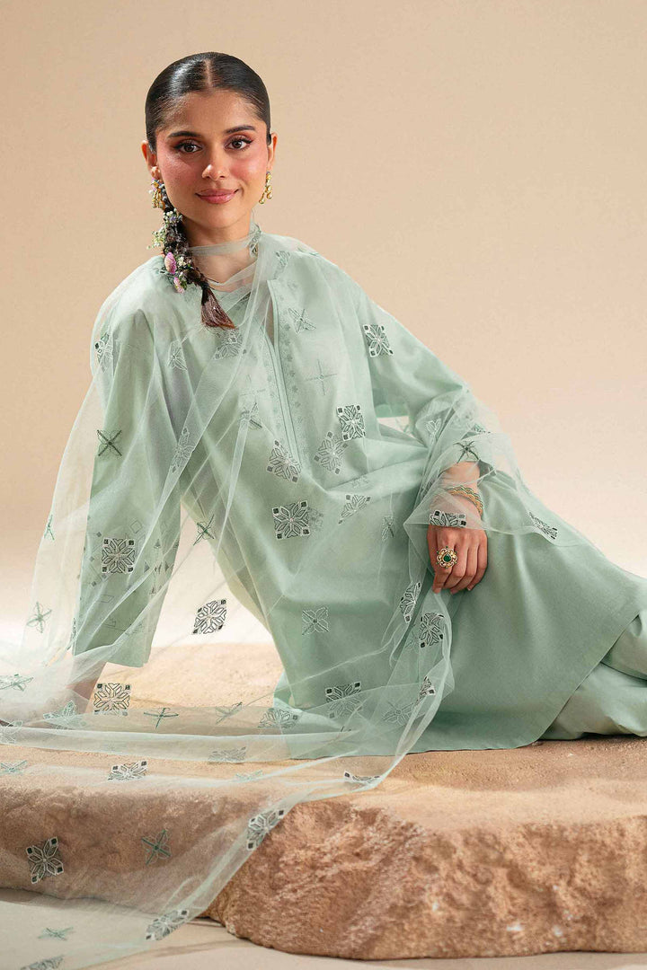 3 Piece - Embroidered Suit - KFS25-95 - for Women - Luxury Pret Collection | Nishat | Shop Online