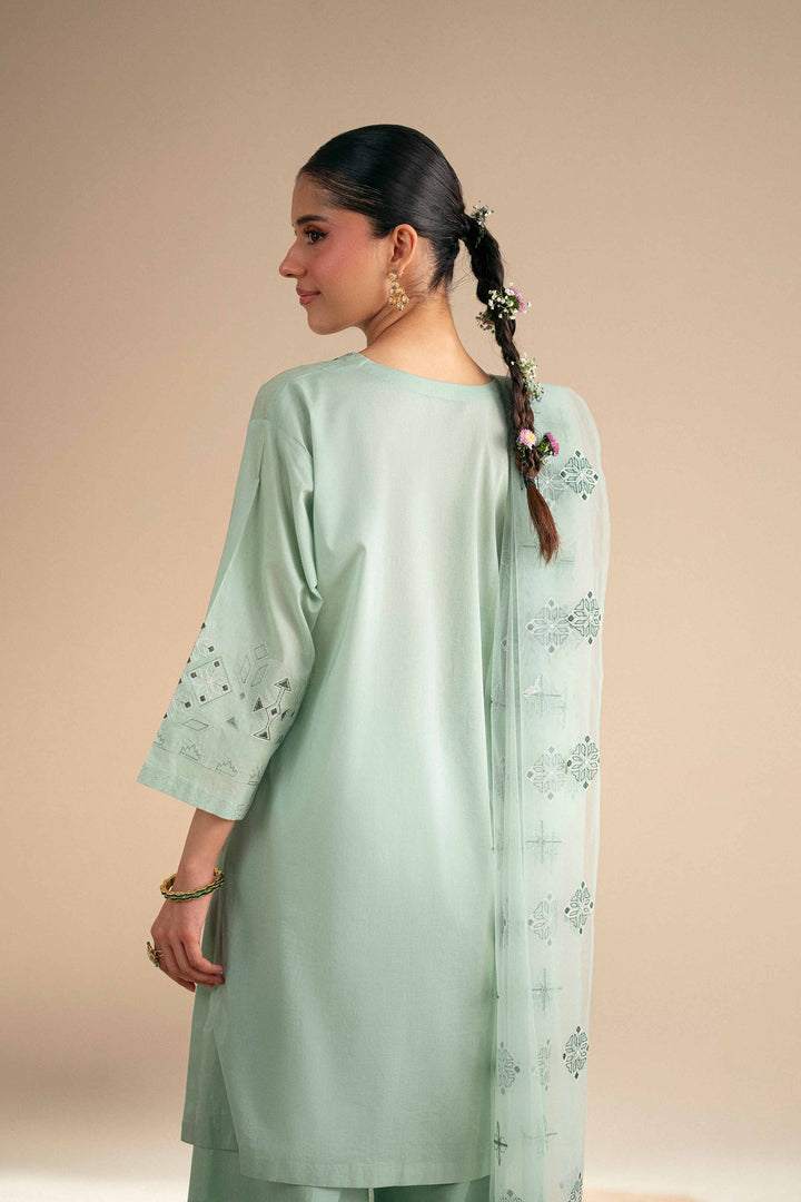 3 Piece - Embroidered Suit - KFS25-95 - for Women - Luxury Pret Collection | Nishat | Shop Online