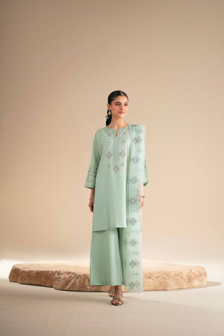 3 Piece - Embroidered Suit - KFS25-95 - for Women - Luxury Pret Collection | Nishat | Shop Online