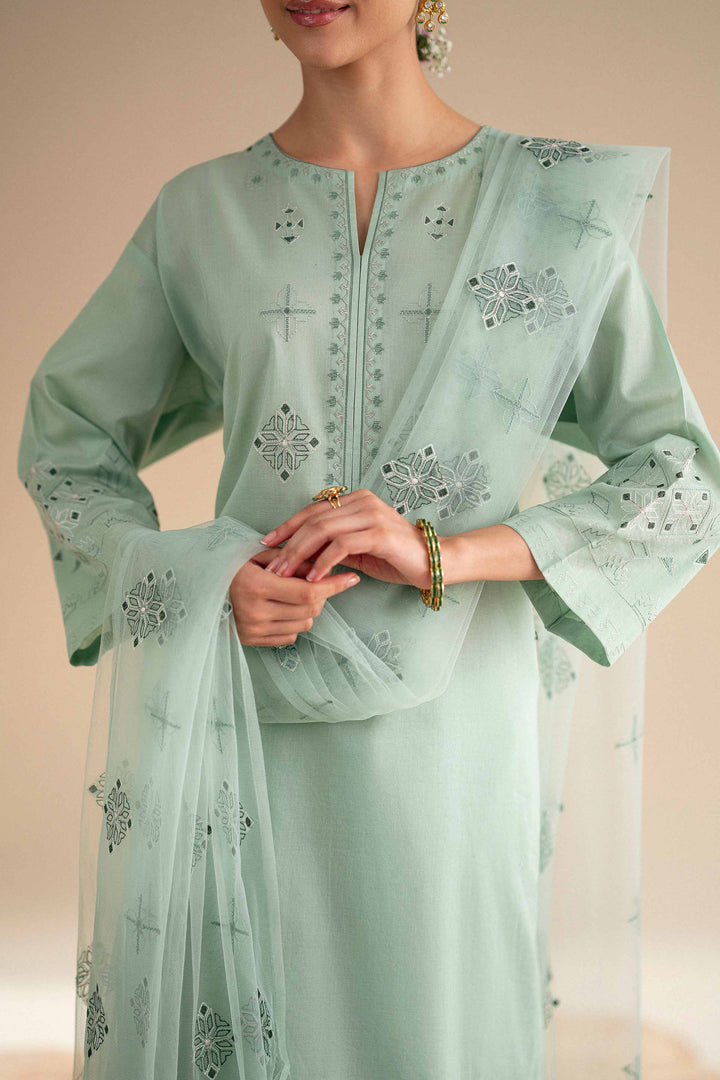 3 Piece - Embroidered Suit - KFS25-95 - for Women - Luxury Pret Collection | Nishat | Shop Online