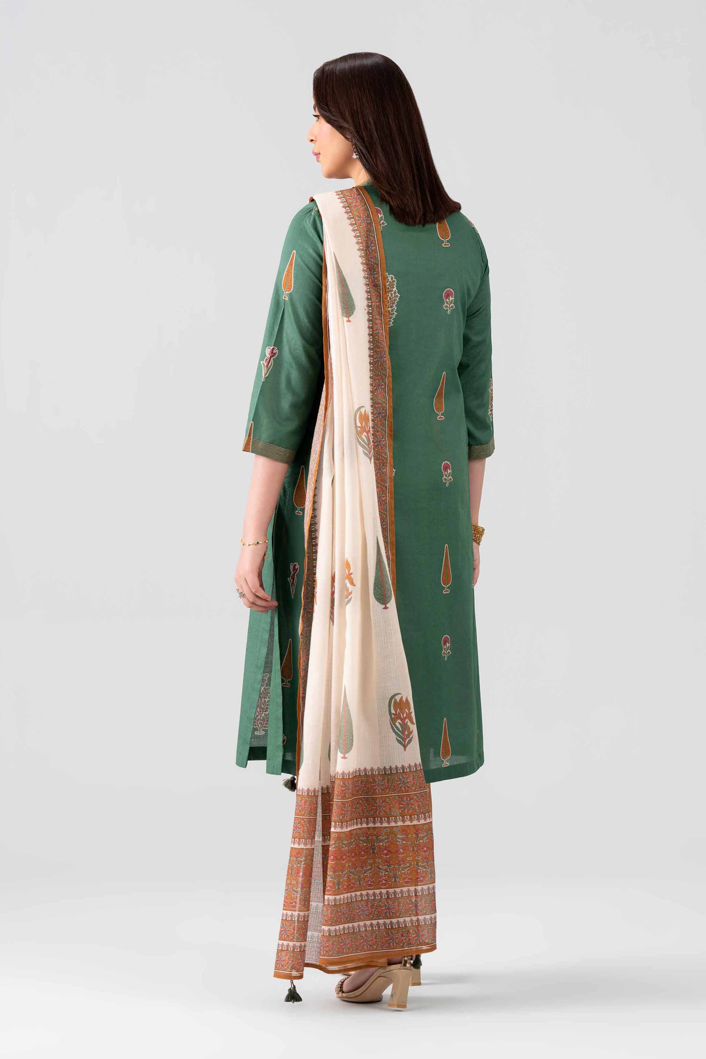 3 Piece - Embroidered Suit - KFS26-102