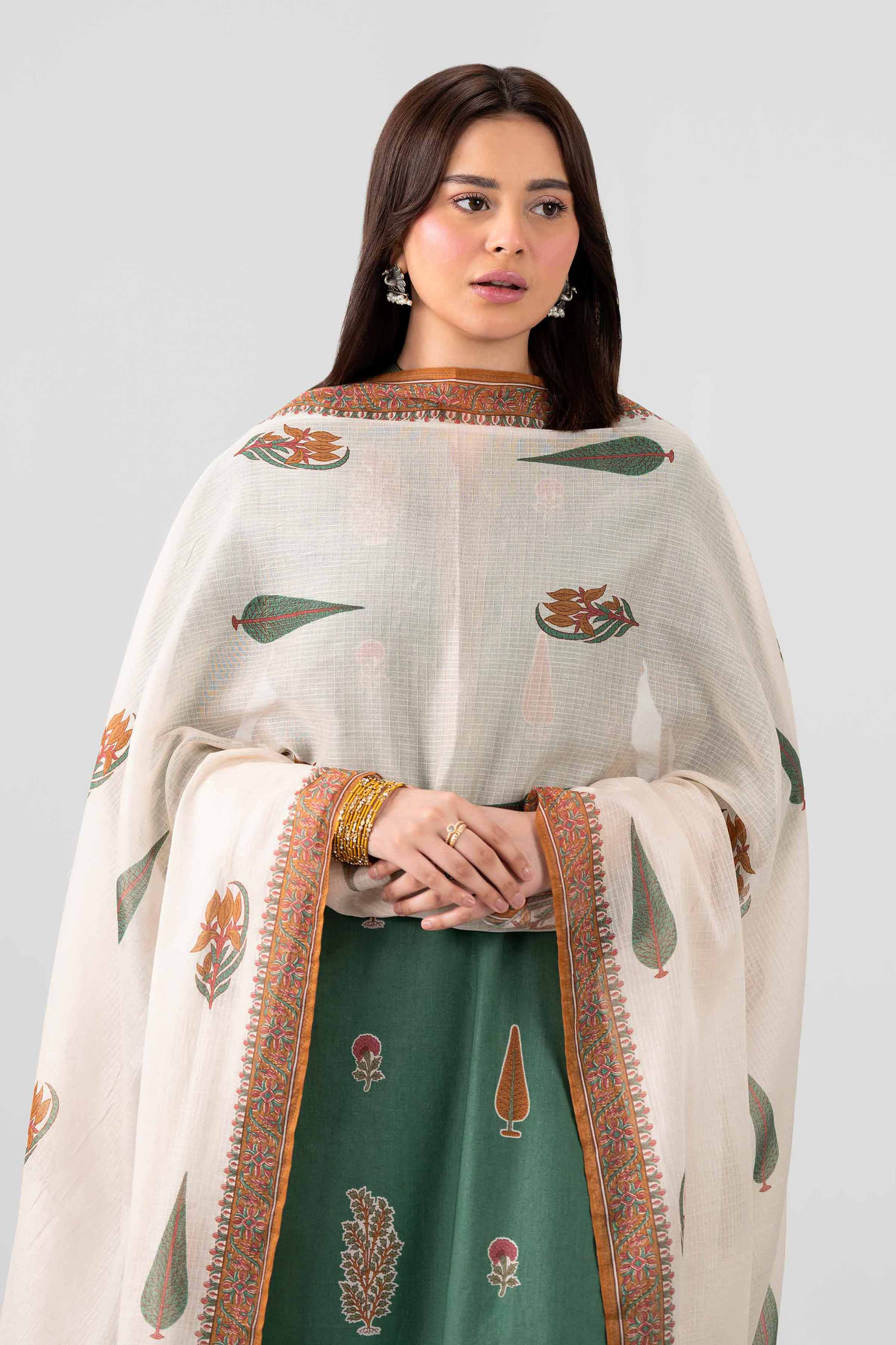 3 Piece - Embroidered Suit - KFS26-102