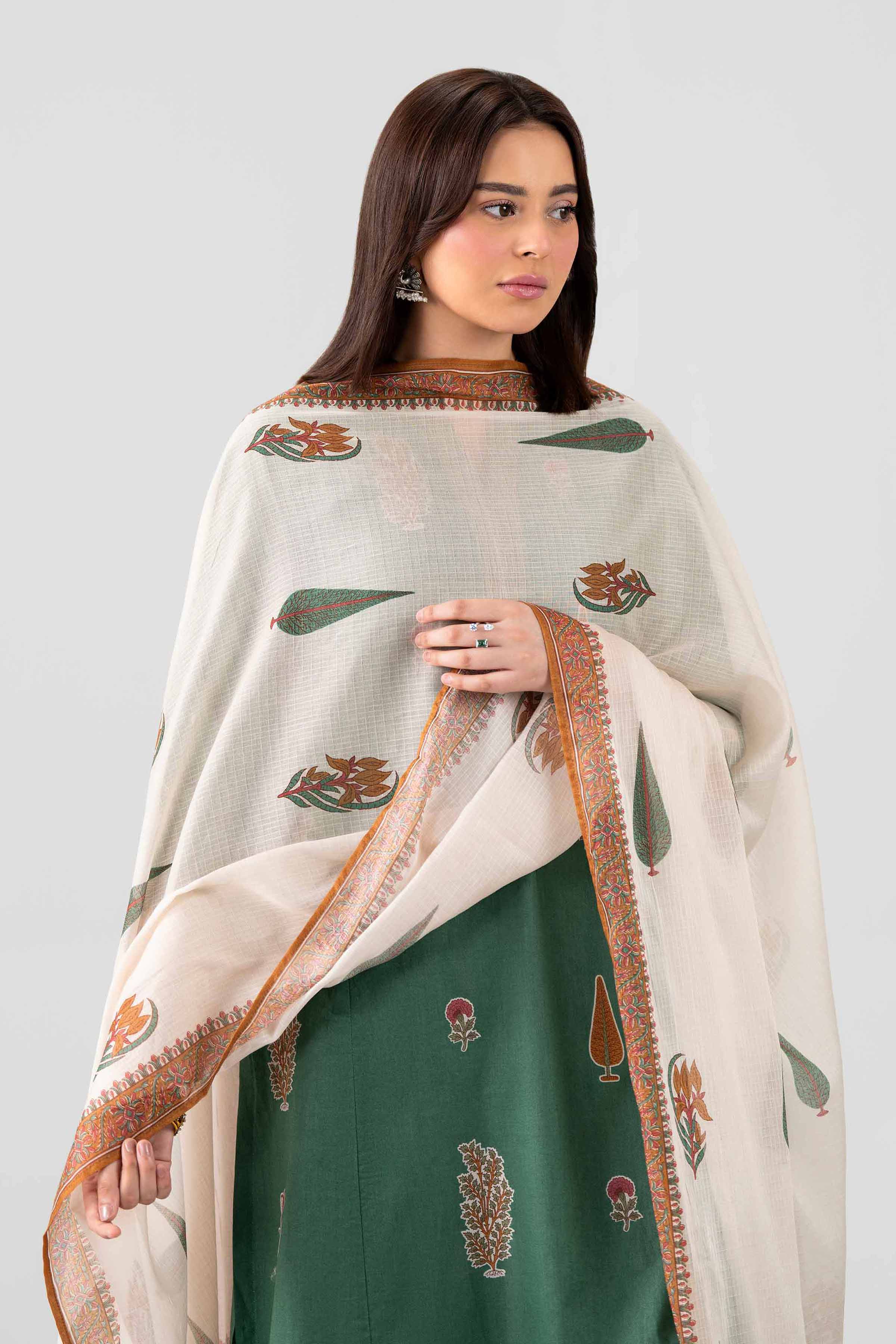 3 Piece - Embroidered Suit - KFS26-102