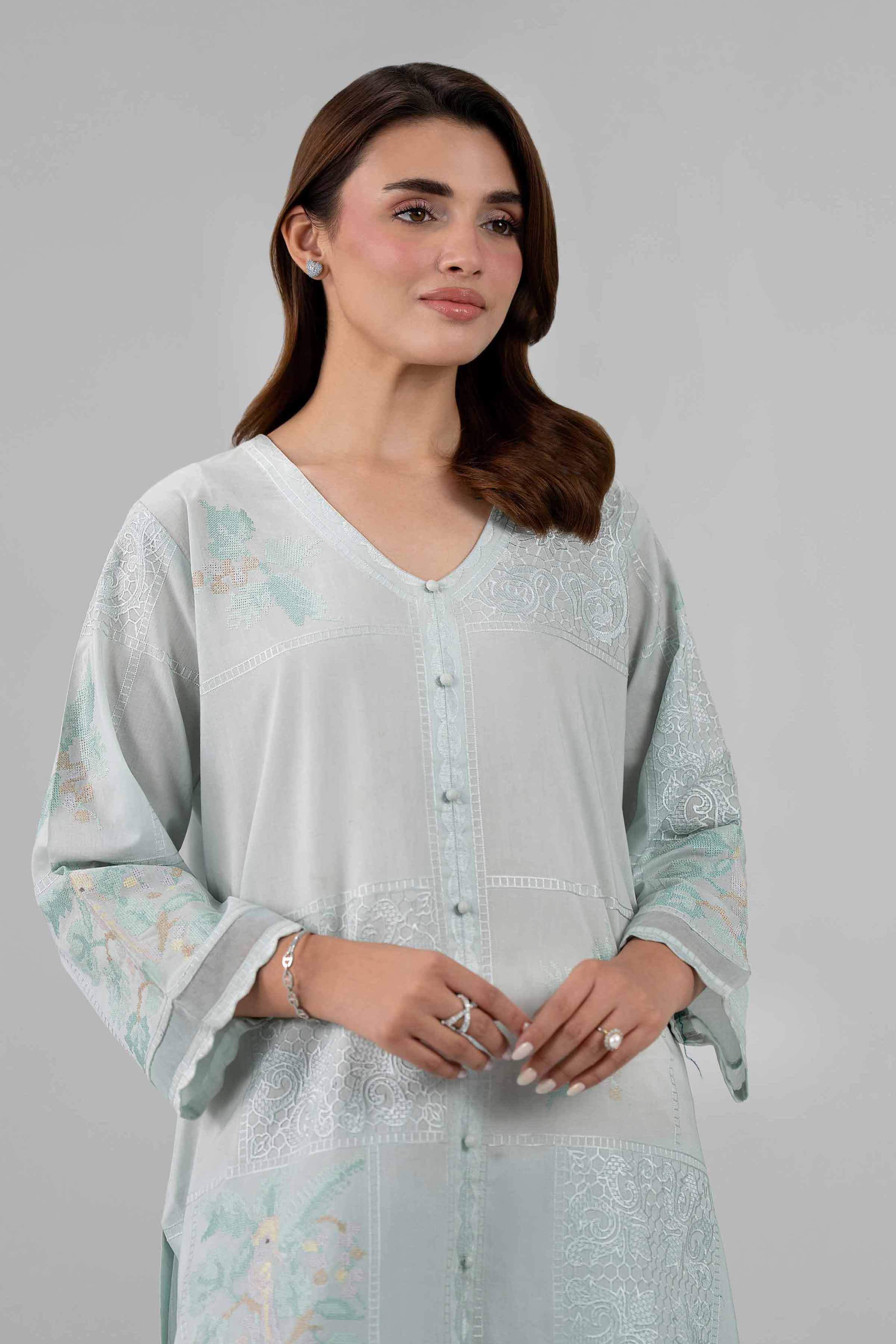 2 Piece - Embroidered Suit - KFS26-21