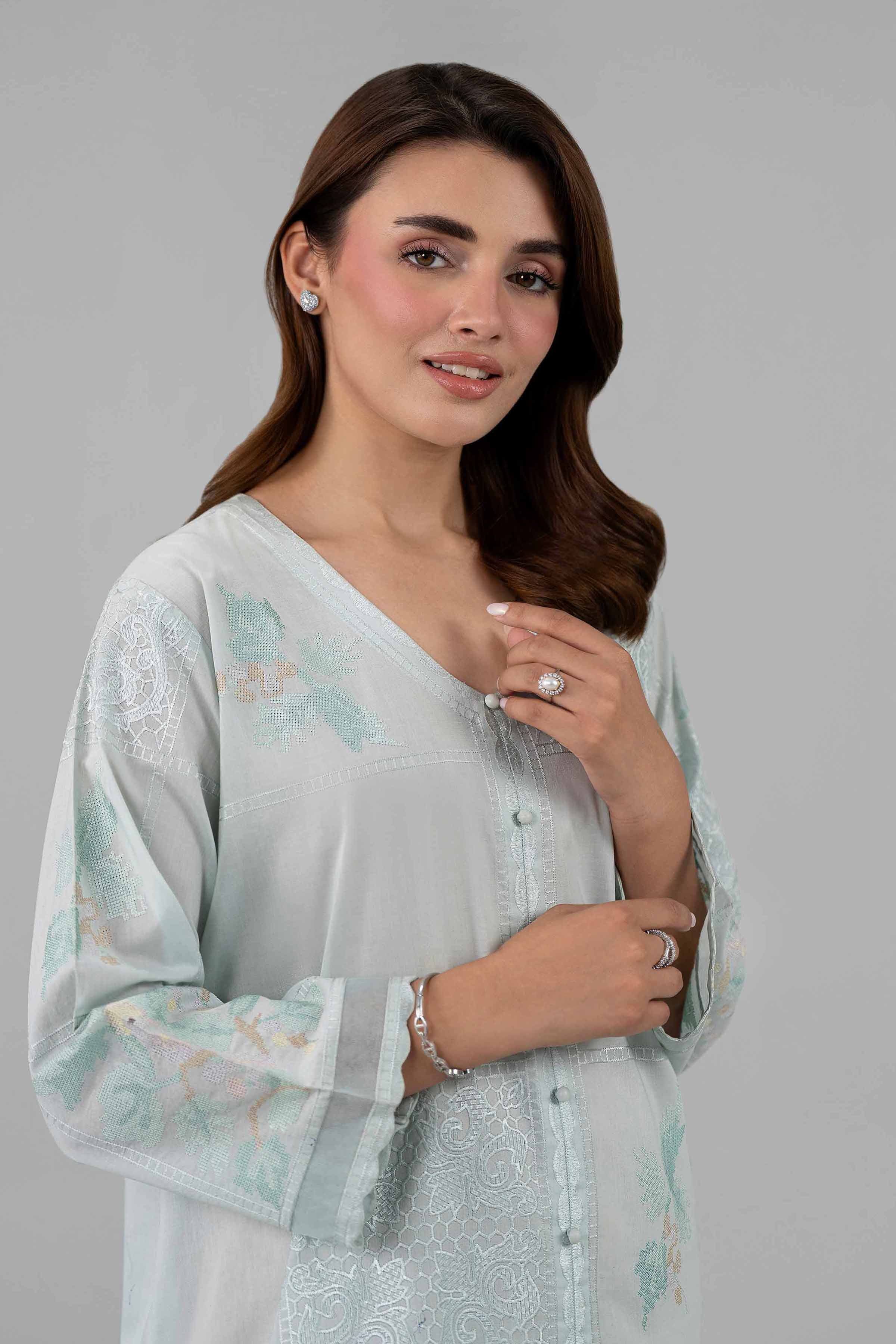 2 Piece - Embroidered Suit - KFS26-21