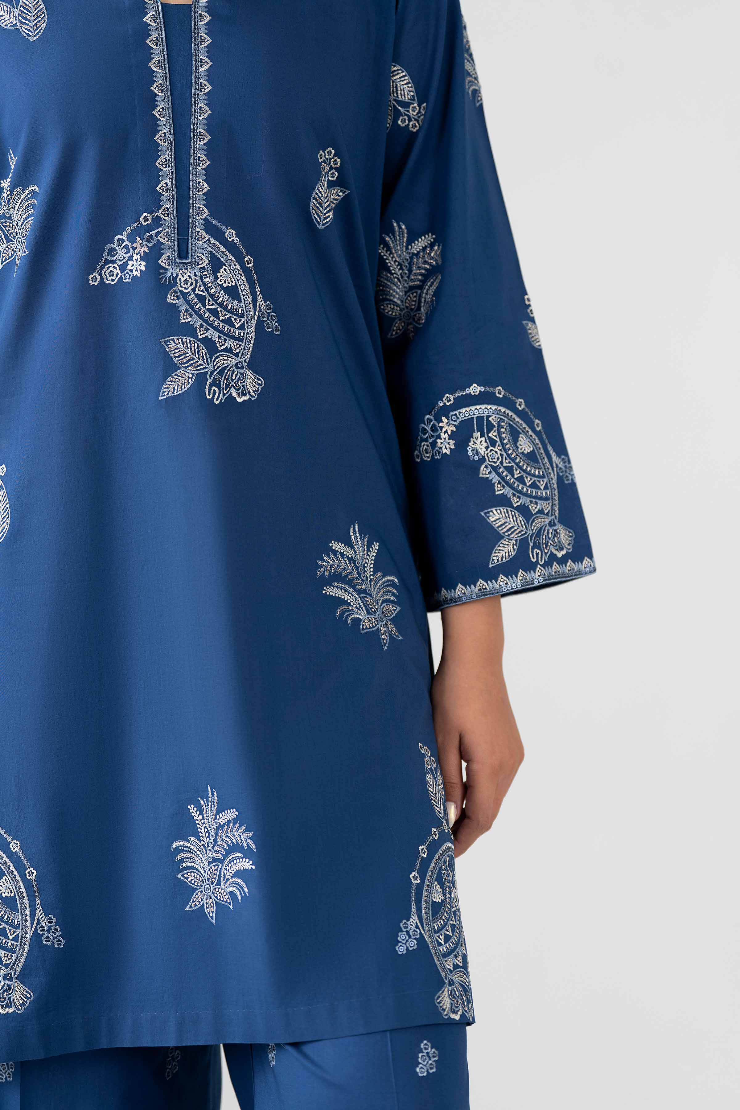 2 Piece - Embroidered Suit - KFS26-25