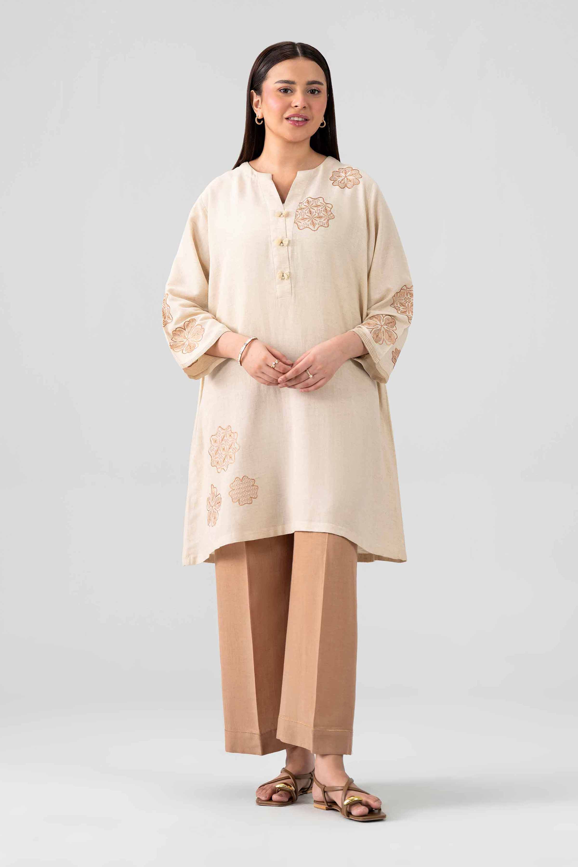 2 Piece - Embroidered Suit - KFS26-31