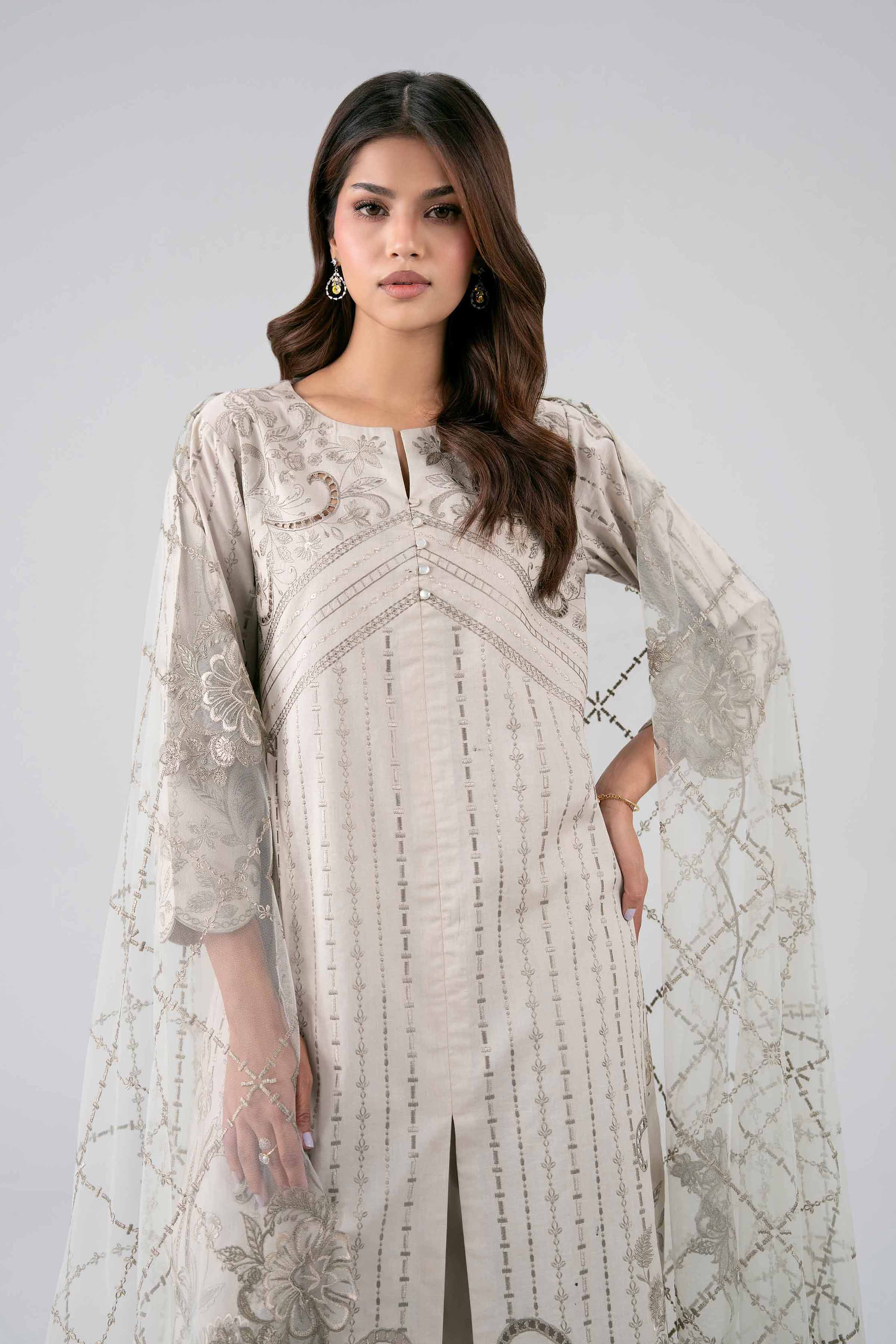 3 Piece - Embroidered Suit - KFS26-68