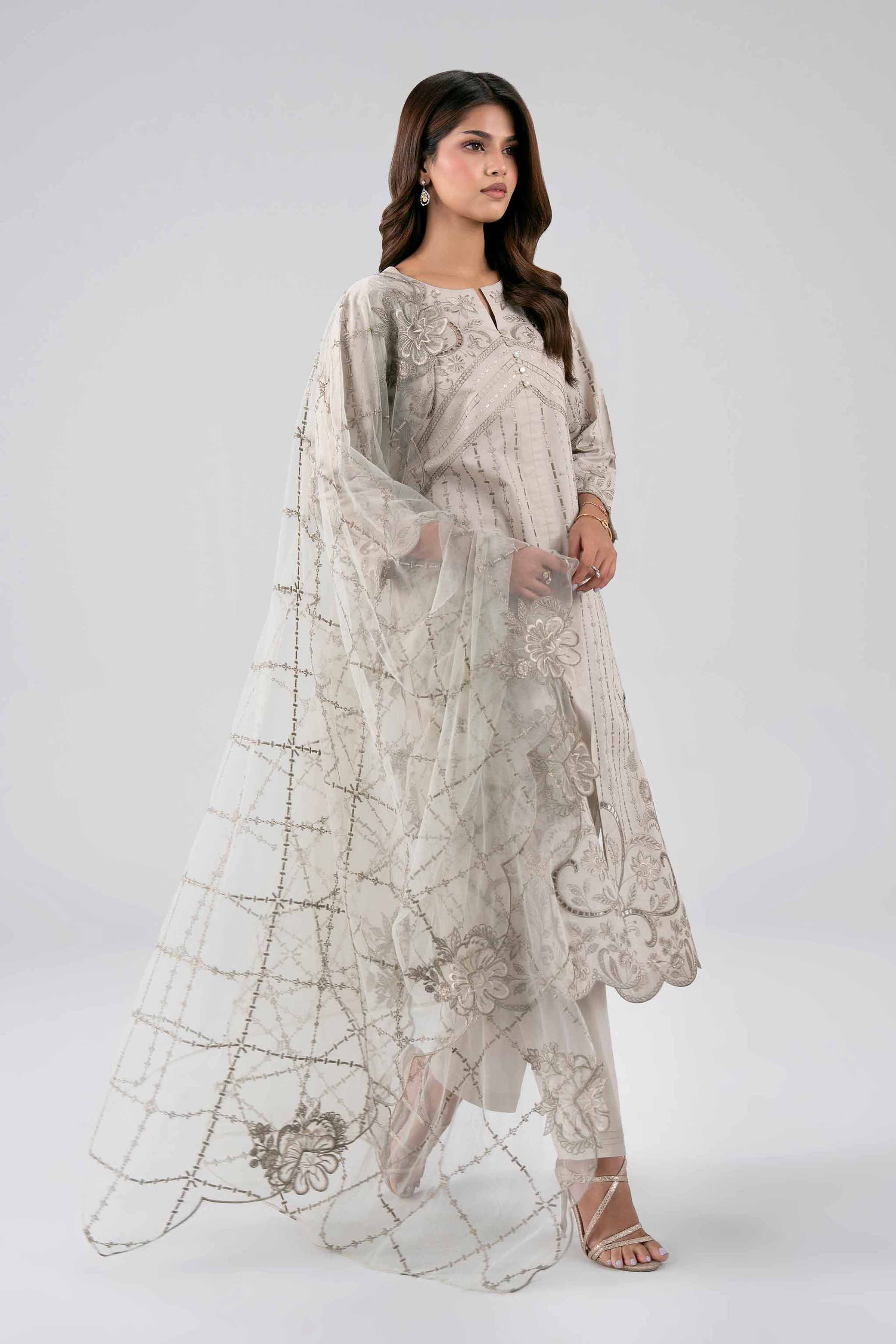 3 Piece - Embroidered Suit - KFS26-68