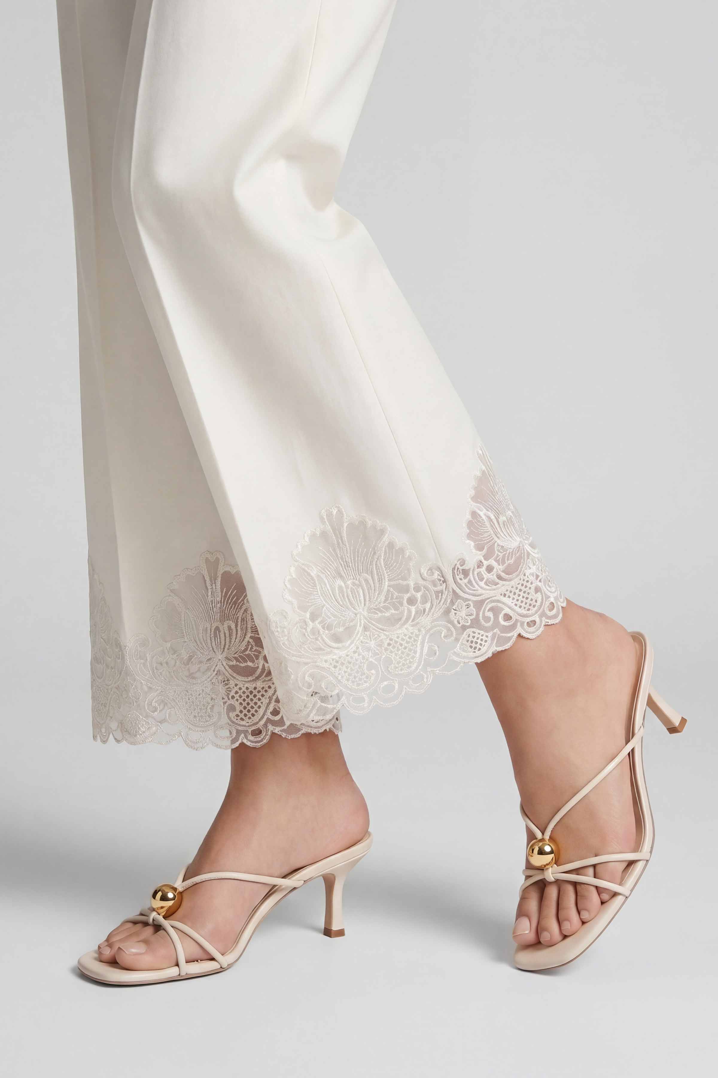 Embroidered Trousers - KFS26-91