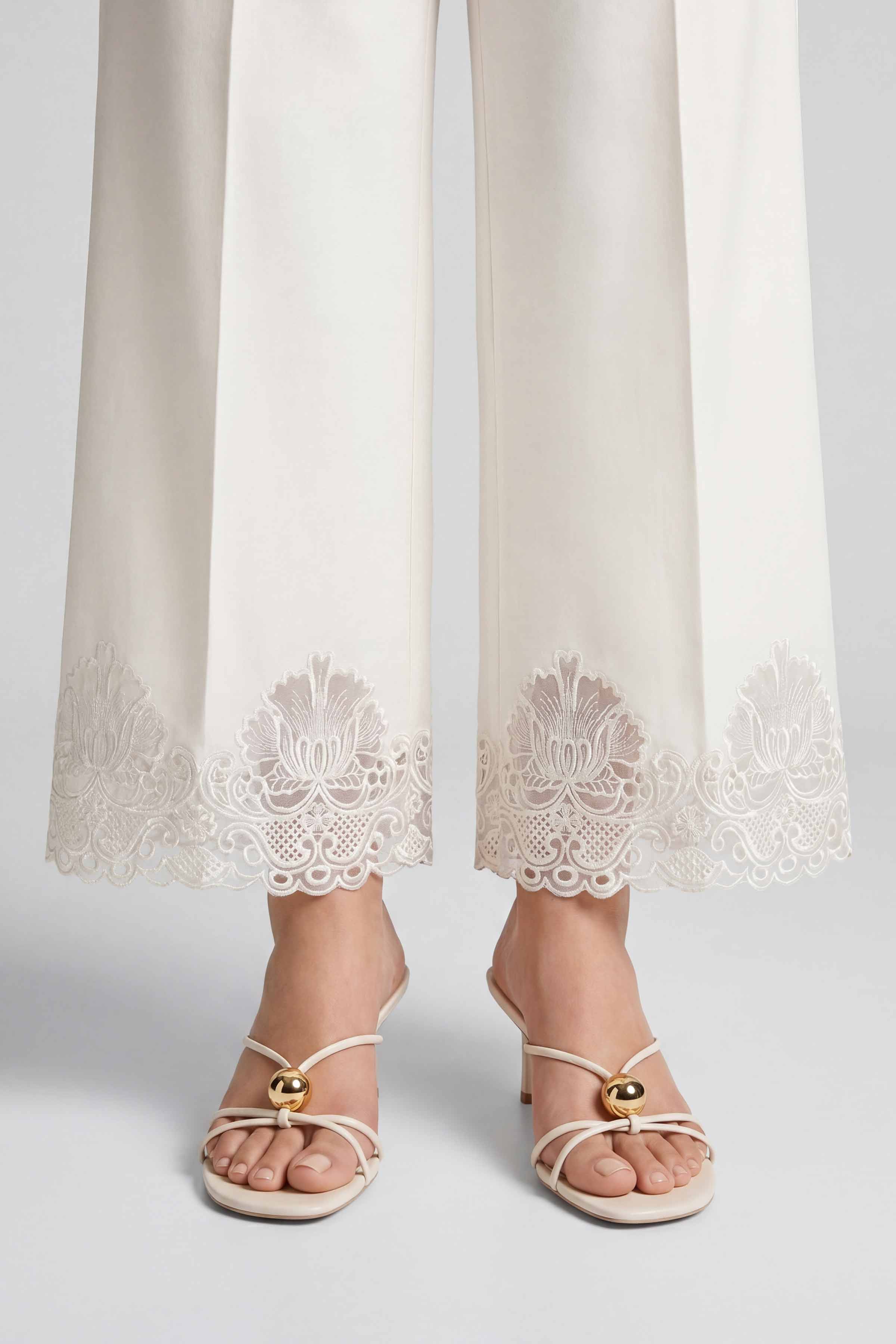 Embroidered Trousers - KFS26-91