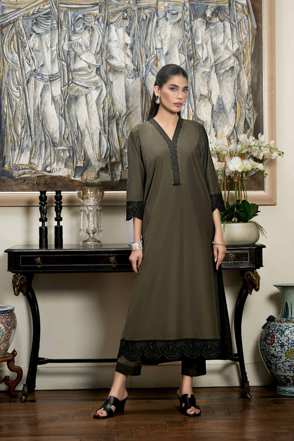 2 Piece - Embroidered Suit - KFW23-102