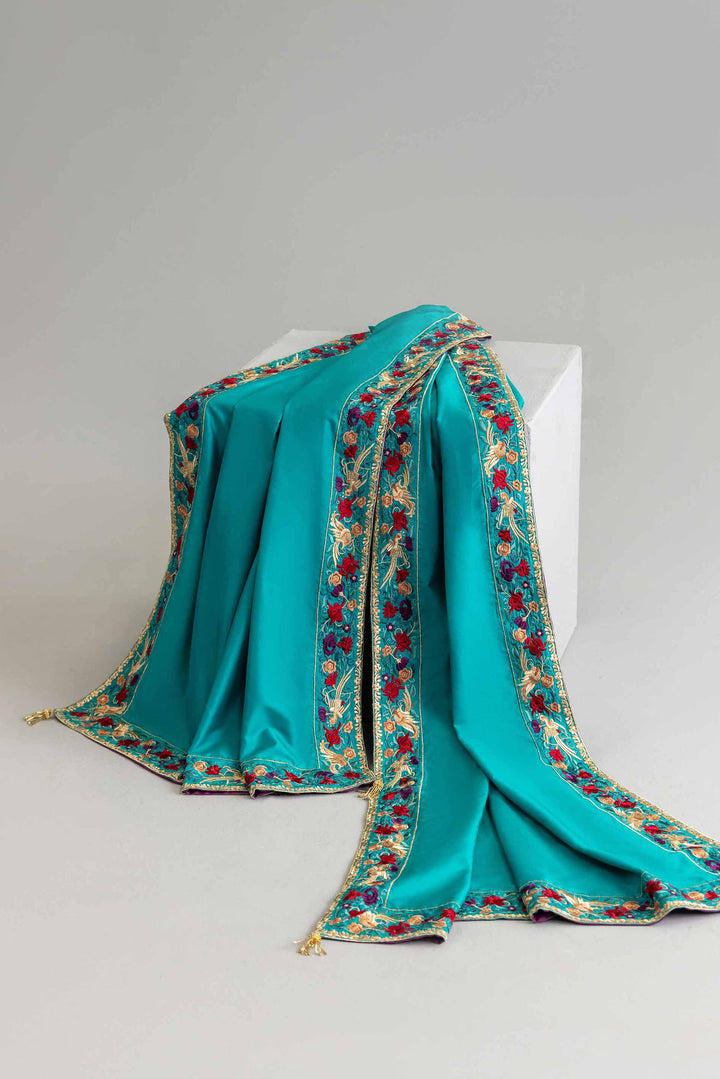 Katan Silk Embroidered Winter Luxury Dupatta