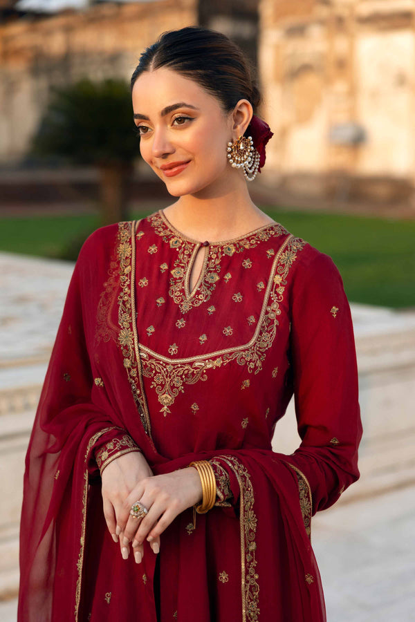 3 Piece - Embroidered Suit - KFW25-06