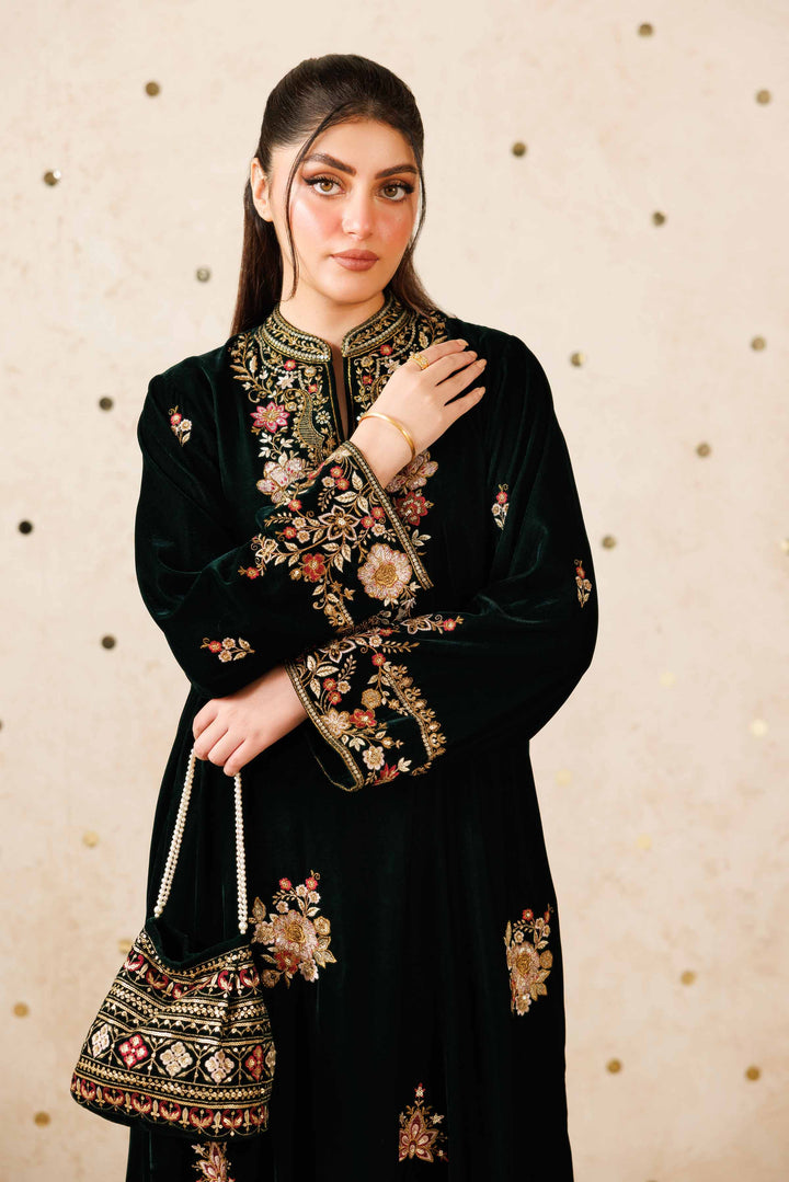 2 Piece - Embroidered Suit - KFW25-09 Luxury Pret Cross Season Edit 2025