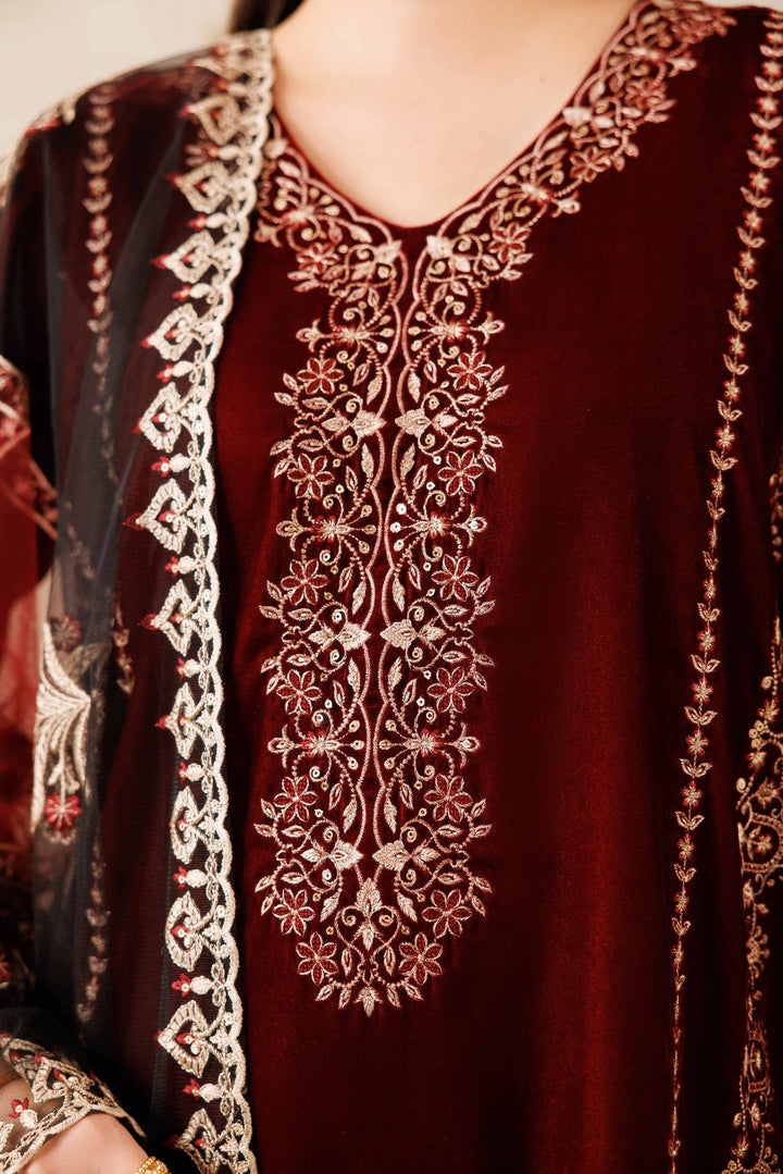 3 Piece - Embroidered Suit - KFW25-11 for Women - Pret Collection | Nishat | Shop Online