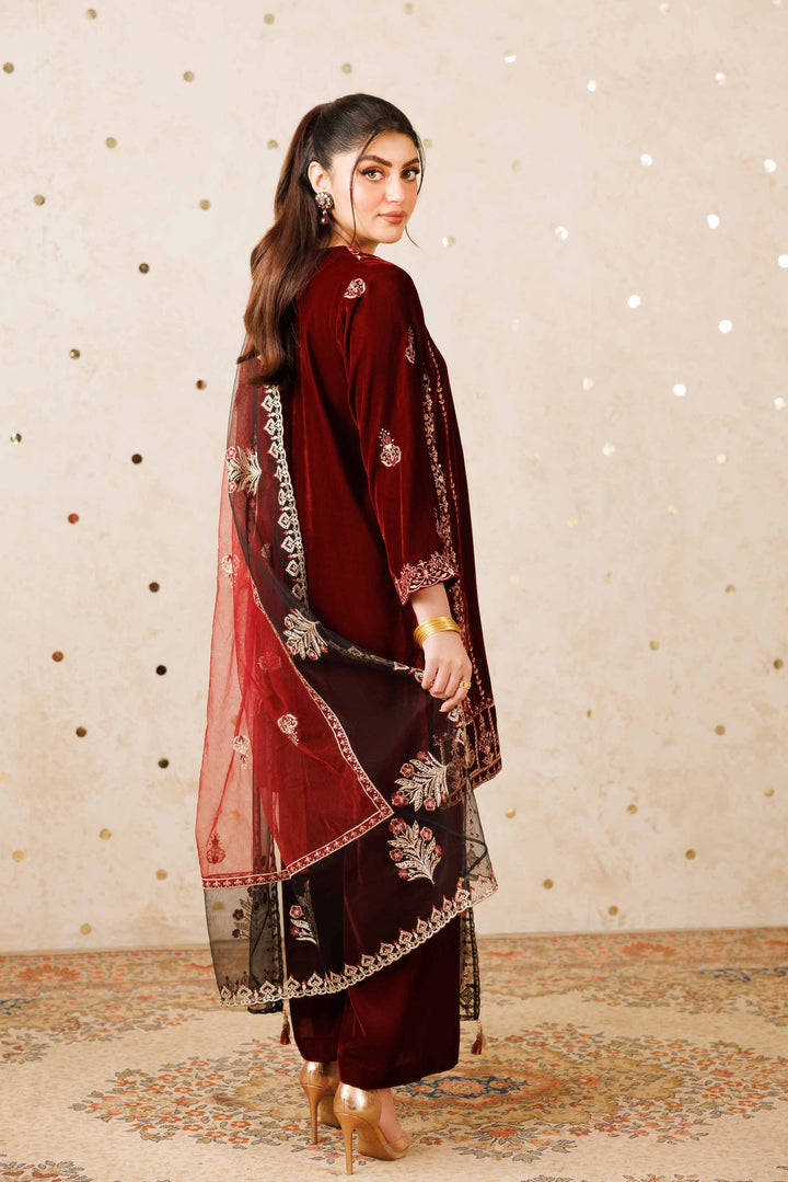 3 Piece - Embroidered Suit - KFW25-11 for Women - Pret Collection | Nishat | Shop Online