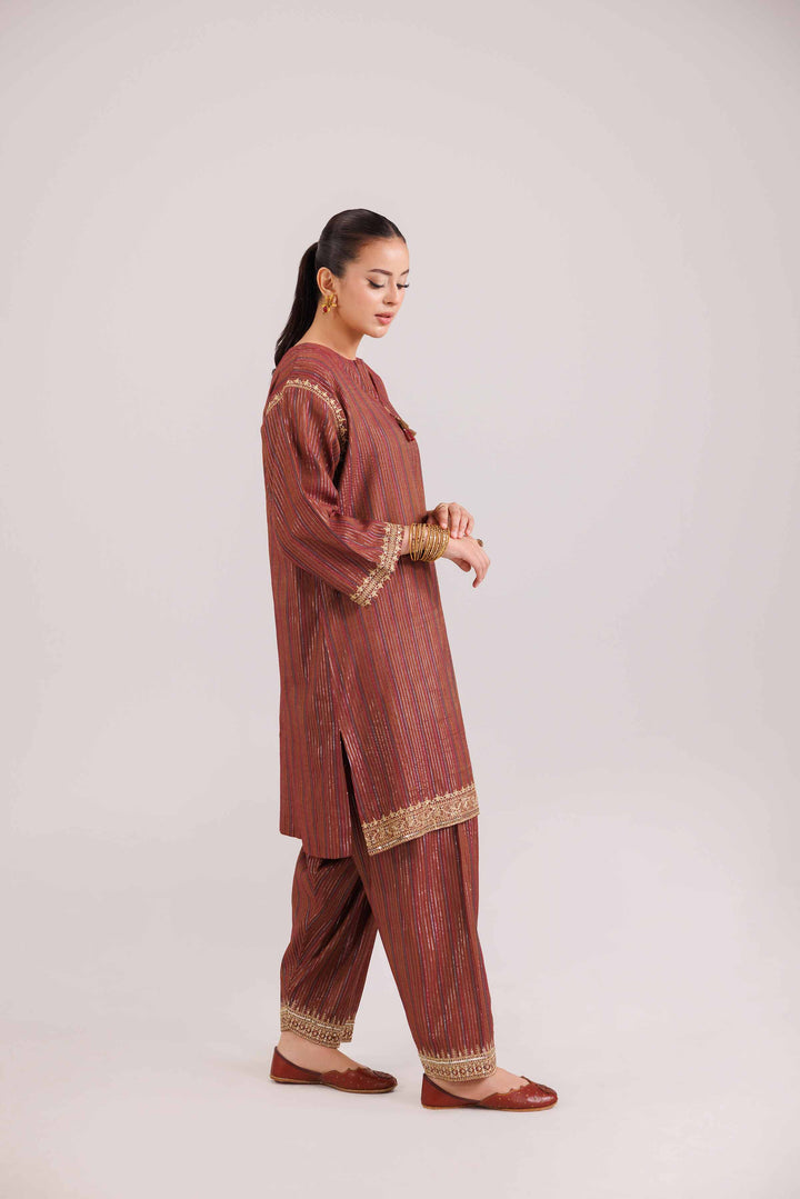 2 Piece - Embroidered Suit - KFW25-139 for Women - Pret Collection | Nishat | Shop Online
