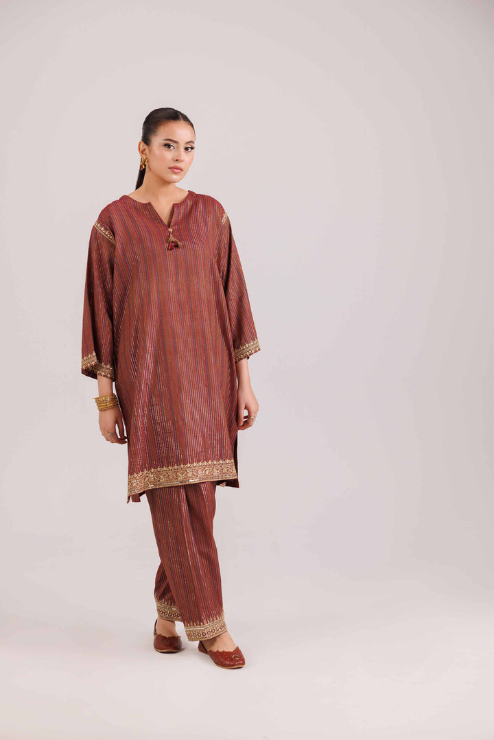 2 Piece - Embroidered Suit - KFW25-139 for Women - Pret Collection | Nishat | Shop Online