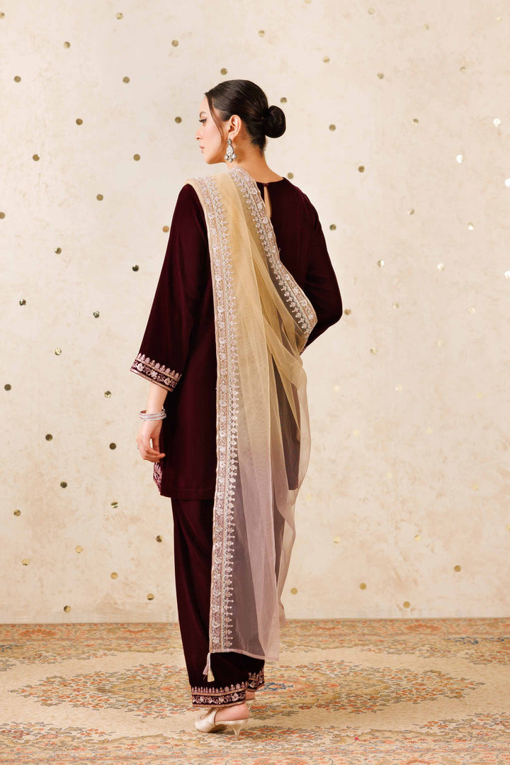 3 Piece - Embroidered Suit - KFW25-15 Luxury Pret Cross Season Edit 2025