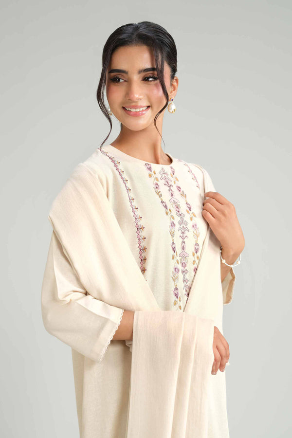 3 Piece - Embroidered Suit - KFW25-166 for Women - Pret Collection | Nishat | Shop Online