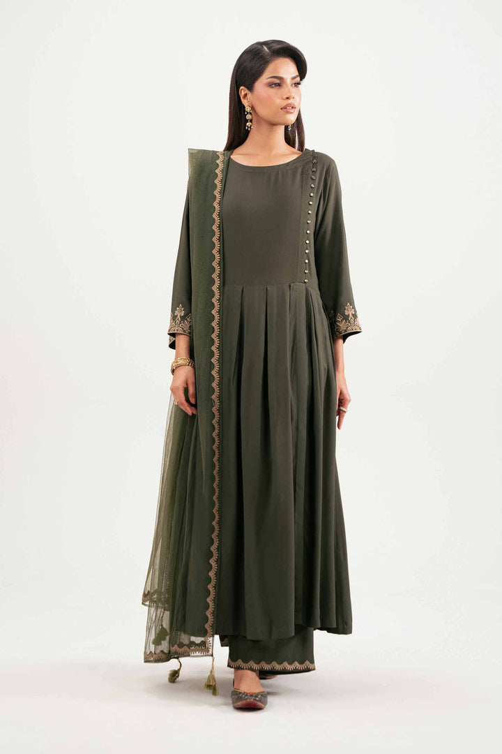 3 Piece - Embroidered Suit - KFW25-188 for Women - Pret Collection | Nishat | Shop Online