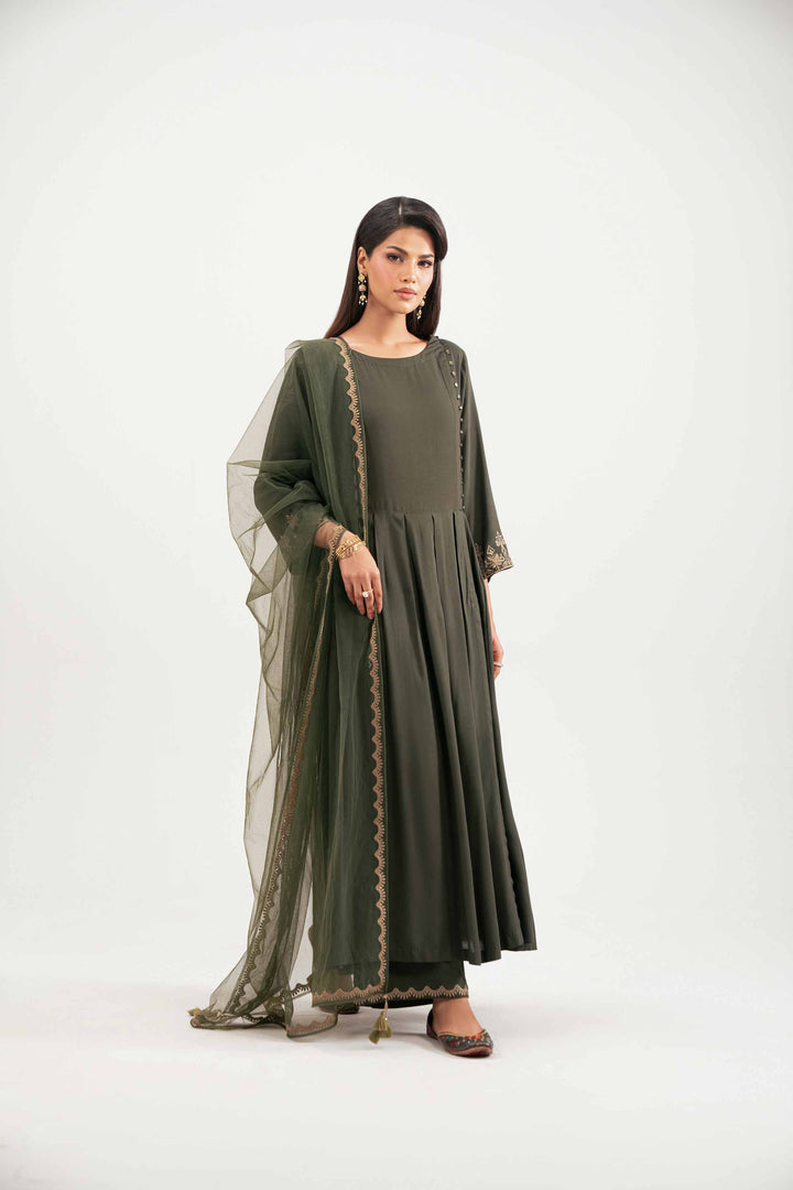 3 Piece - Embroidered Suit - KFW25-188 for Women - Pret Collection | Nishat | Shop Online