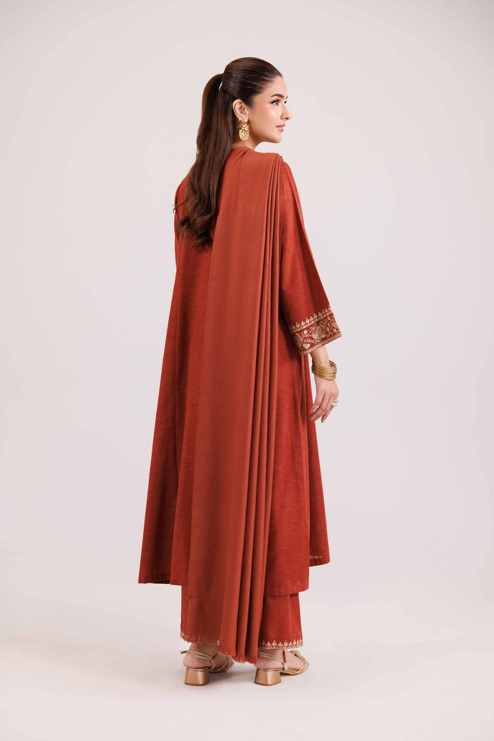 3 Piece - Embroidered Suit - KFW25-193 for Women - Pret Collection | Nishat | Shop Online