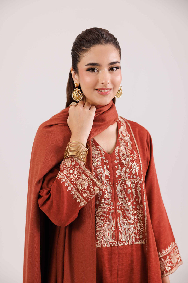 3 Piece - Embroidered Suit - KFW25-193 for Women - Pret Collection | Nishat | Shop Online