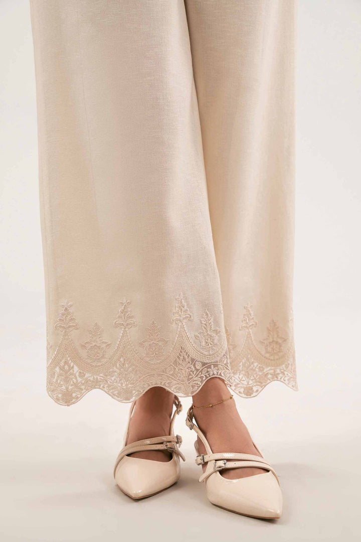 Embroidered Trousers - KFW25-198 for Women - Pret Collection | Nishat | Shop Online