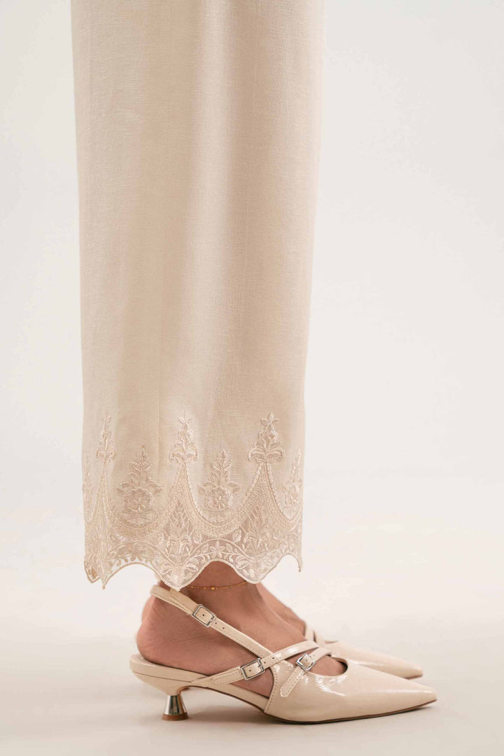 Embroidered Trousers - KFW25-198 for Women - Pret Collection | Nishat | Shop Online