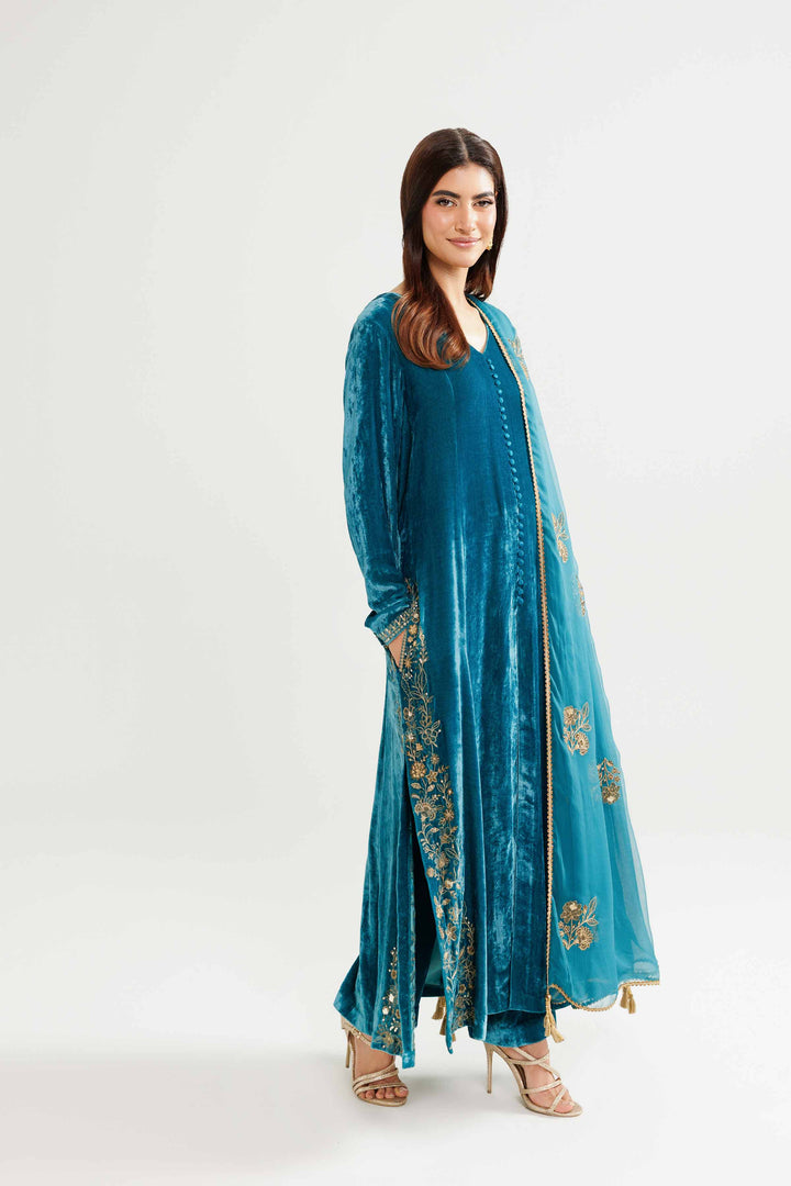 3 Piece - Embroidered Suit - KFW25-20 Luxury Pret Cross Season Edit 2025