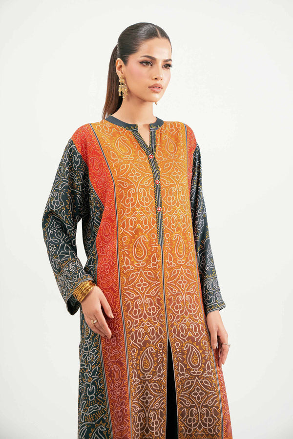 2 Piece - Printed Suit - KFW25-217 for Women - Pret Collection | Nishat | Shop Online