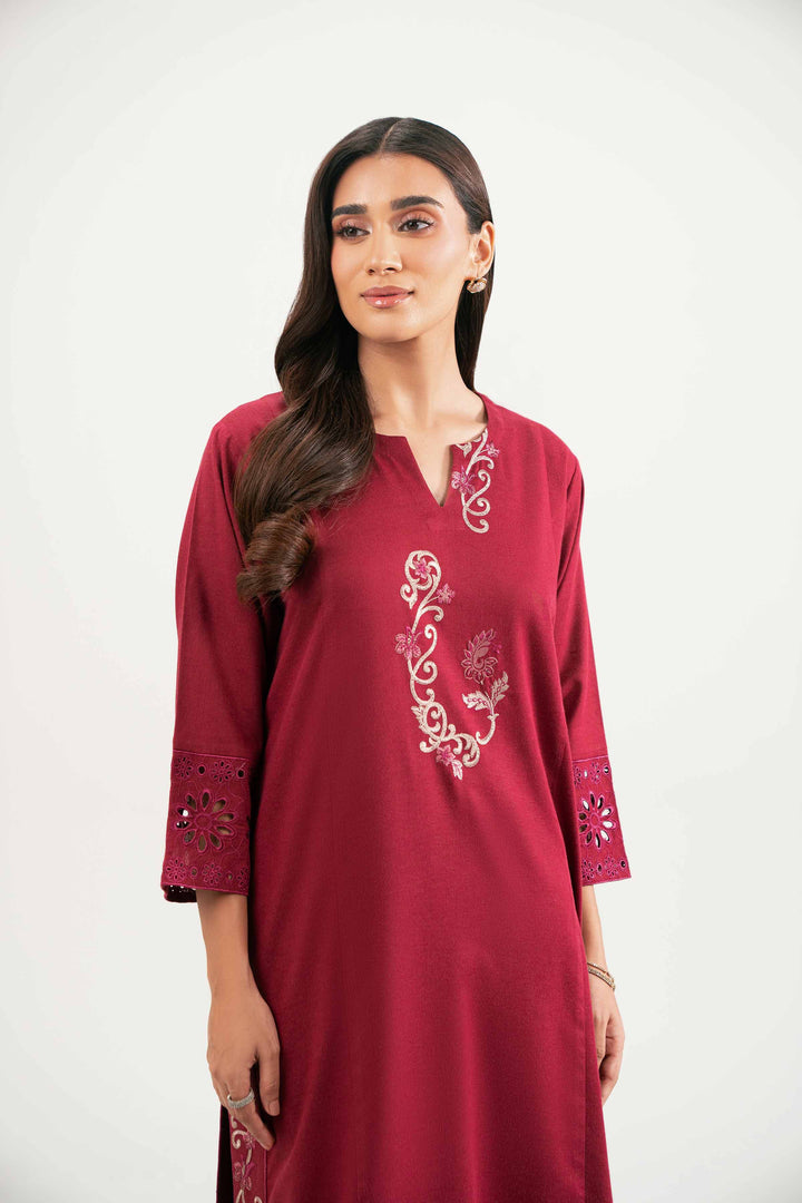 2 Piece - Embroidered Suit - KFW25-222 for Women - Pret Collection | Nishat | Shop Online