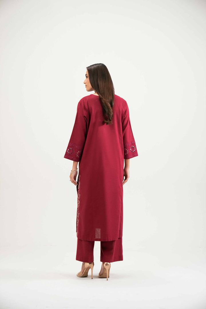2 Piece - Embroidered Suit - KFW25-222 for Women - Pret Collection | Nishat | Shop Online