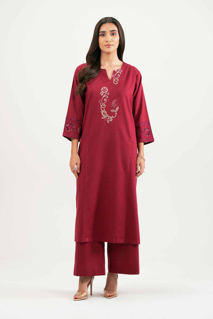 2 Piece - Embroidered Suit - KFW25-222 for Women - Pret Collection | Nishat | Shop Online