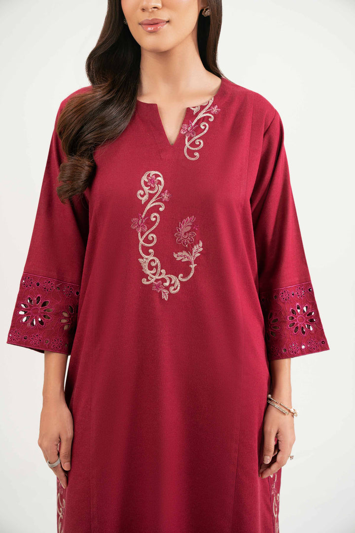 2 Piece - Embroidered Suit - KFW25-222 for Women - Pret Collection | Nishat | Shop Online