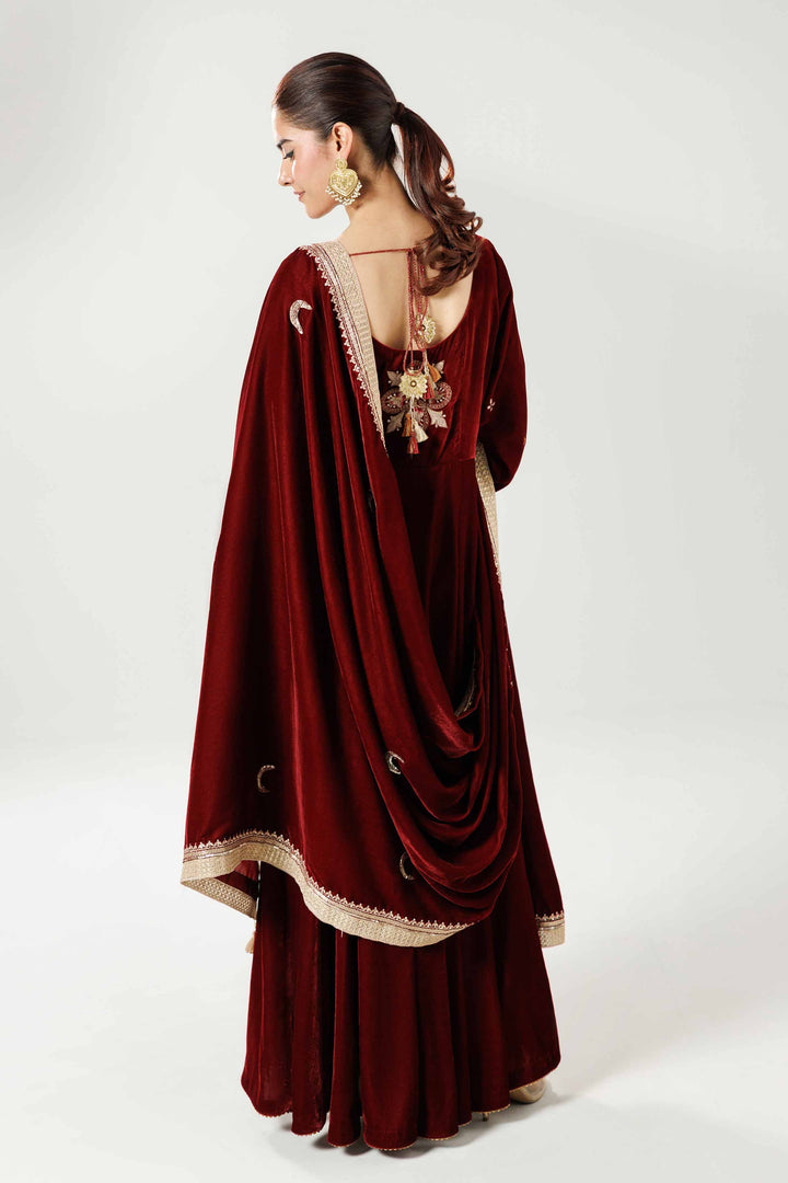 Embroidered Dupatta - KFW25-47 for Women - Pret Collection | Nishat | Shop Online