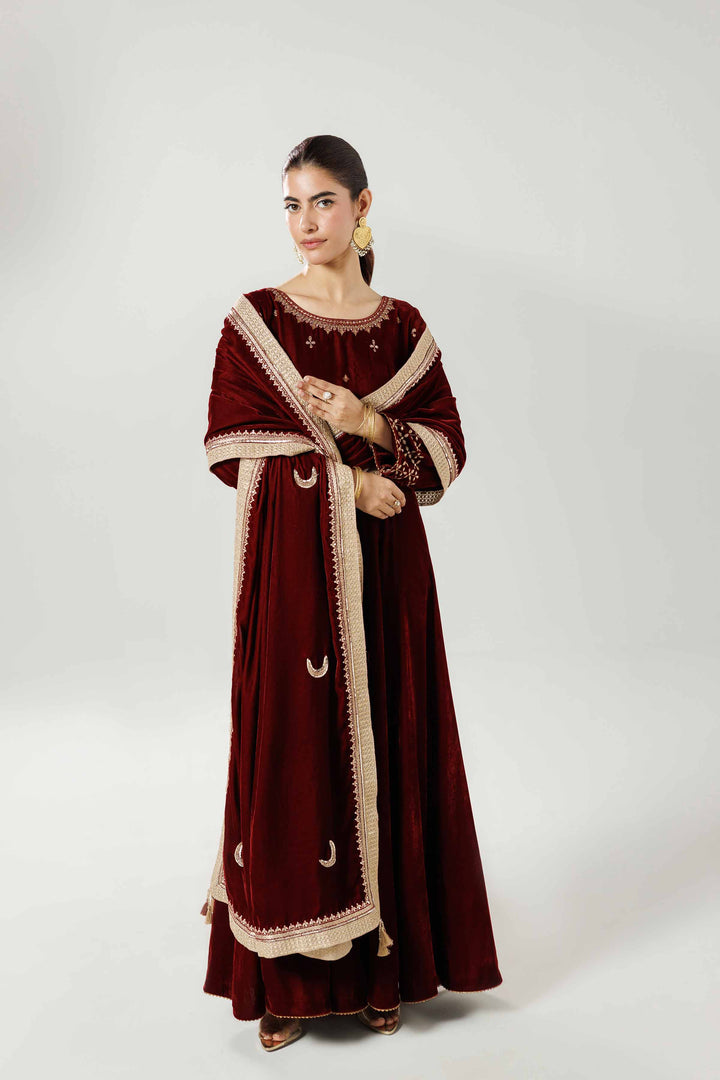 Embroidered Dupatta - KFW25-47 for Women - Pret Collection | Nishat | Shop Online